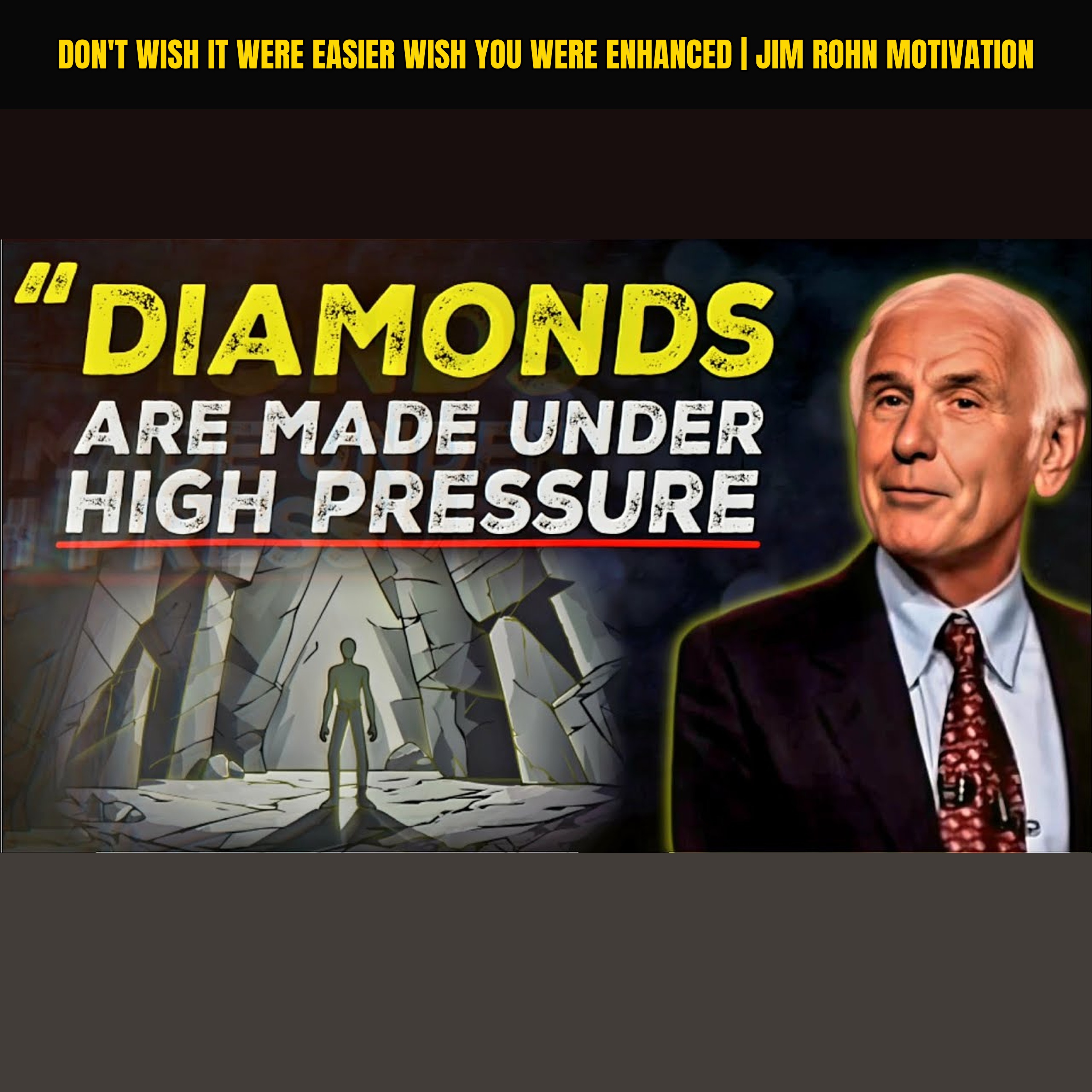Don't Wish It Were Easier Wish You Were Enhanced | Jim Rohn Motivation