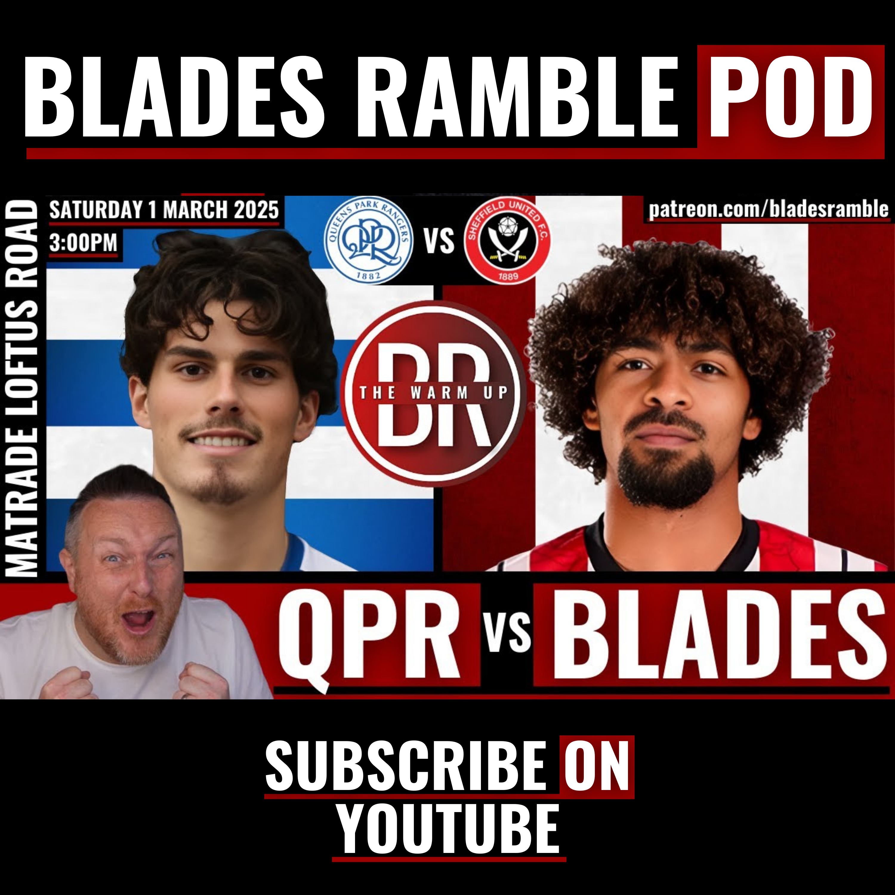 QPR vs BLADES | THE WARM UP!! | CAN UNITED BOUNCE BACK??