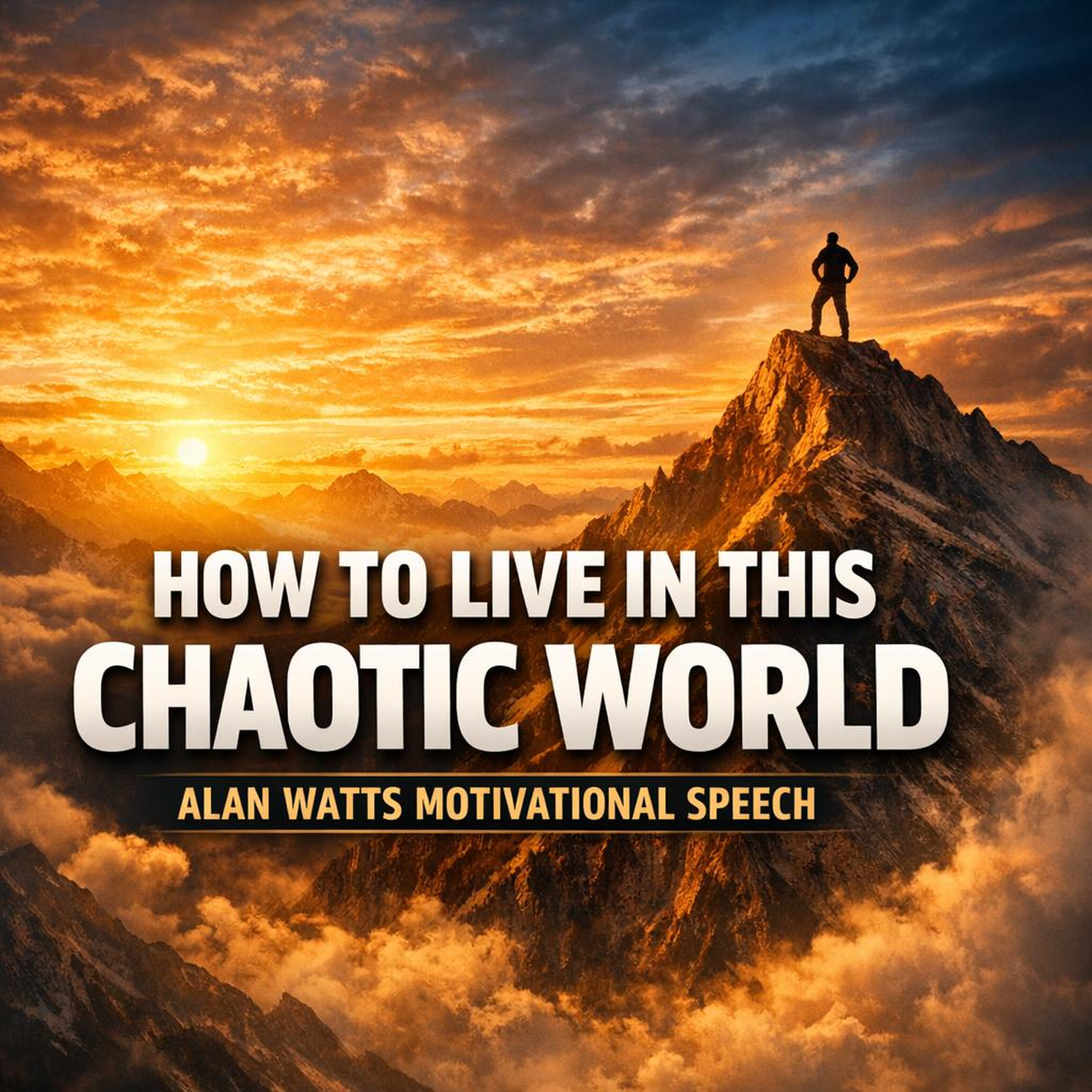 How to Live in This Chaotic World: The Alan Watts Guide to Inner Peace