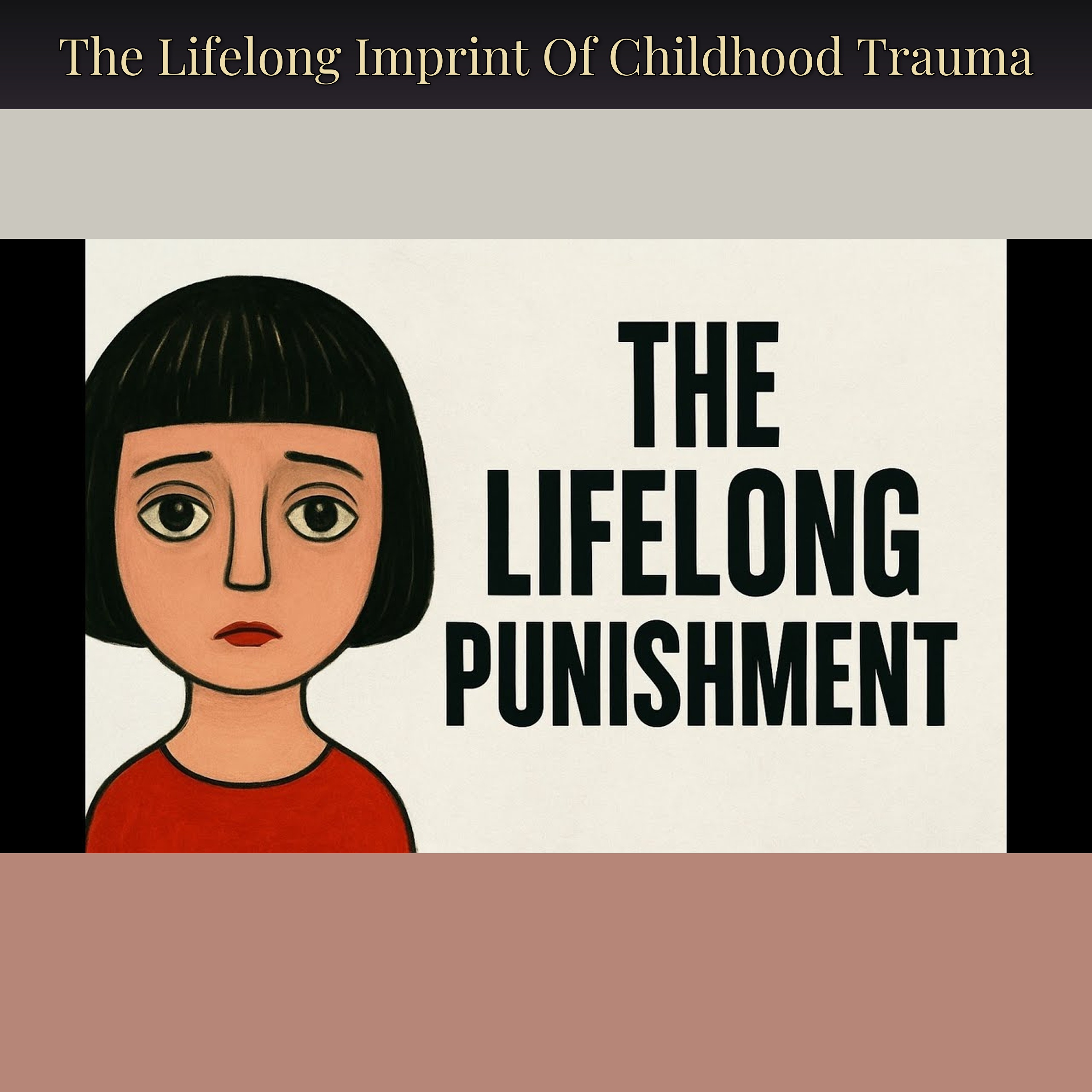 The Lifelong Imprint Of Childhood Trauma