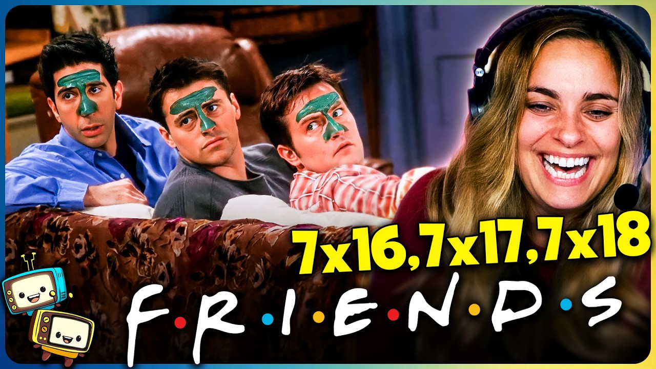 FRIENDS (2000) Season 7 Episodes 7x16, 7x17 & 7x18 Reaction! | First Time Watch! episode artwork
