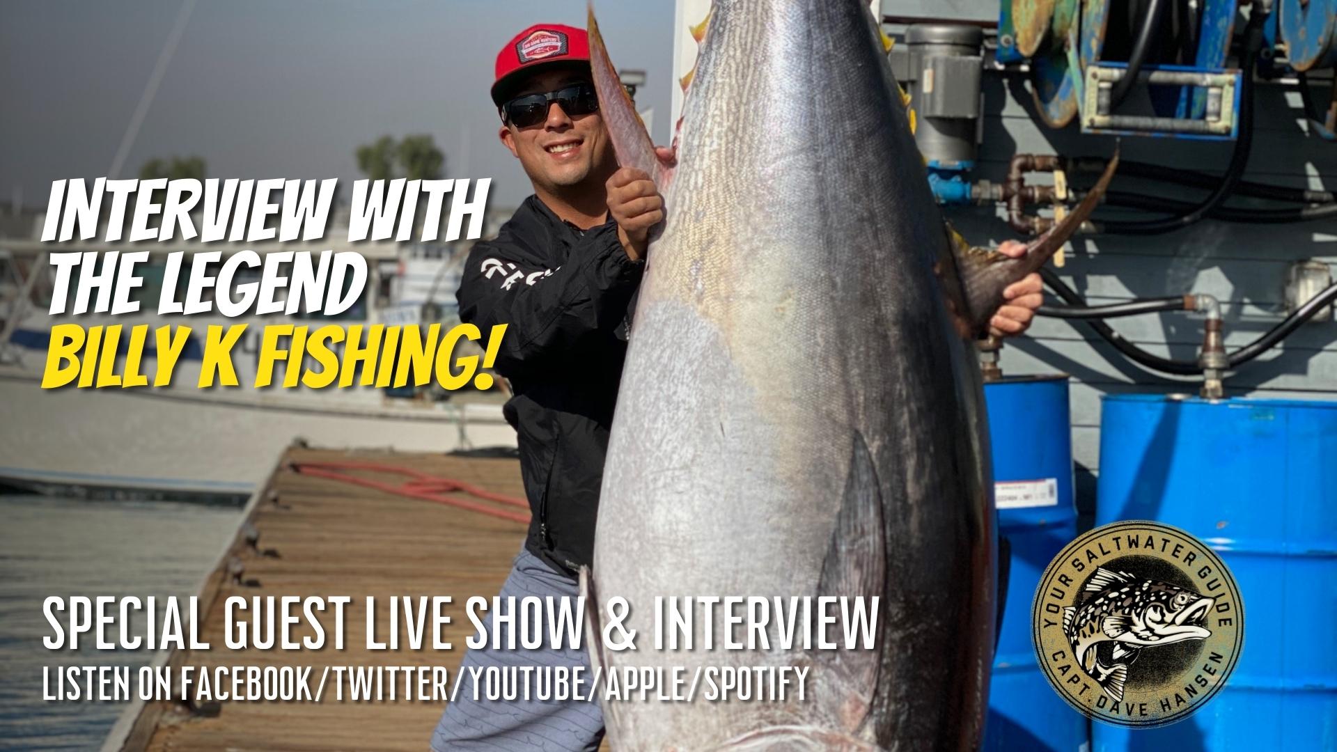 LIVE SHOW & INTERVIEW WITH BILLY K FISHING! - Friday 2/3/23