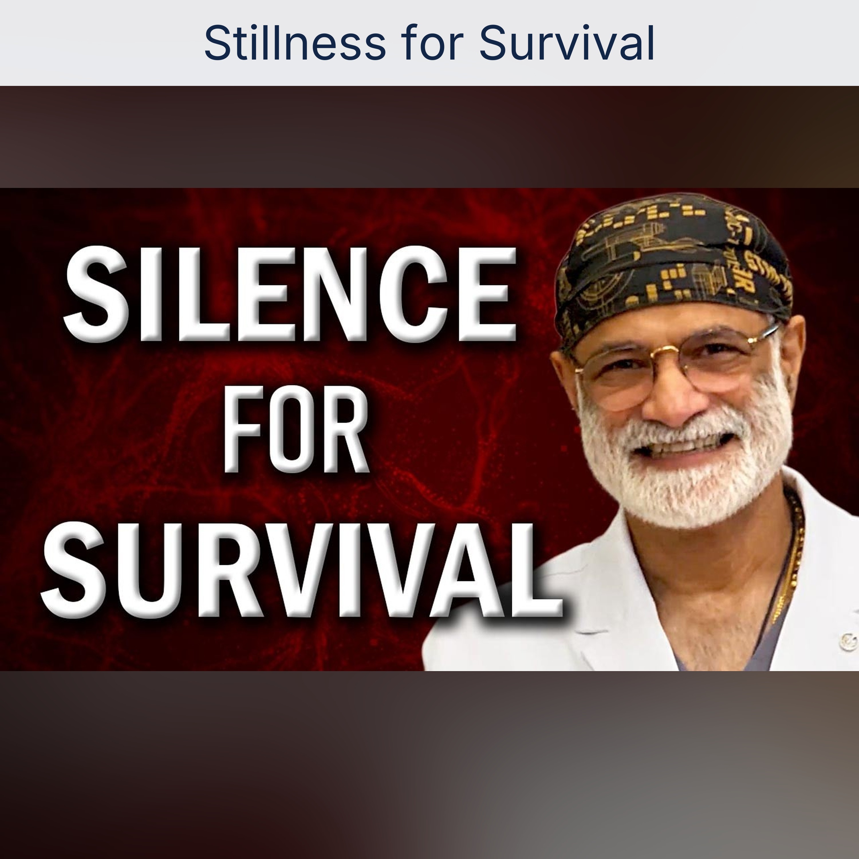 Stillness for Survival