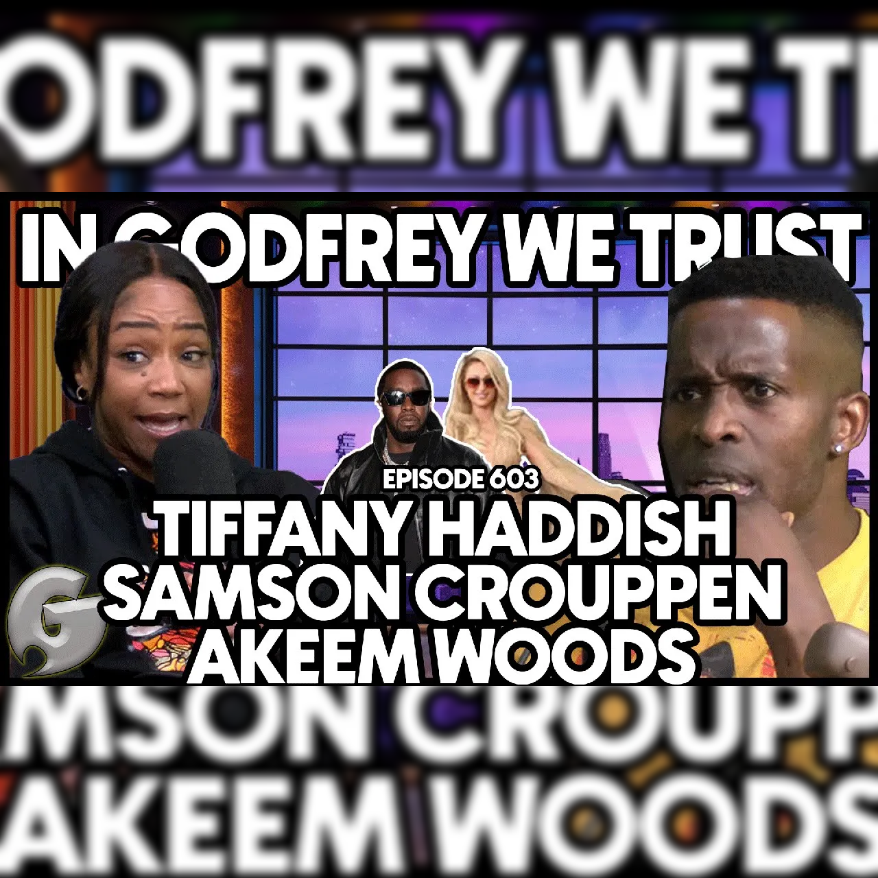 603. Blood & Smoke l Tiffany Haddish, Samson Crouppen & Akeem Woods episode artwork