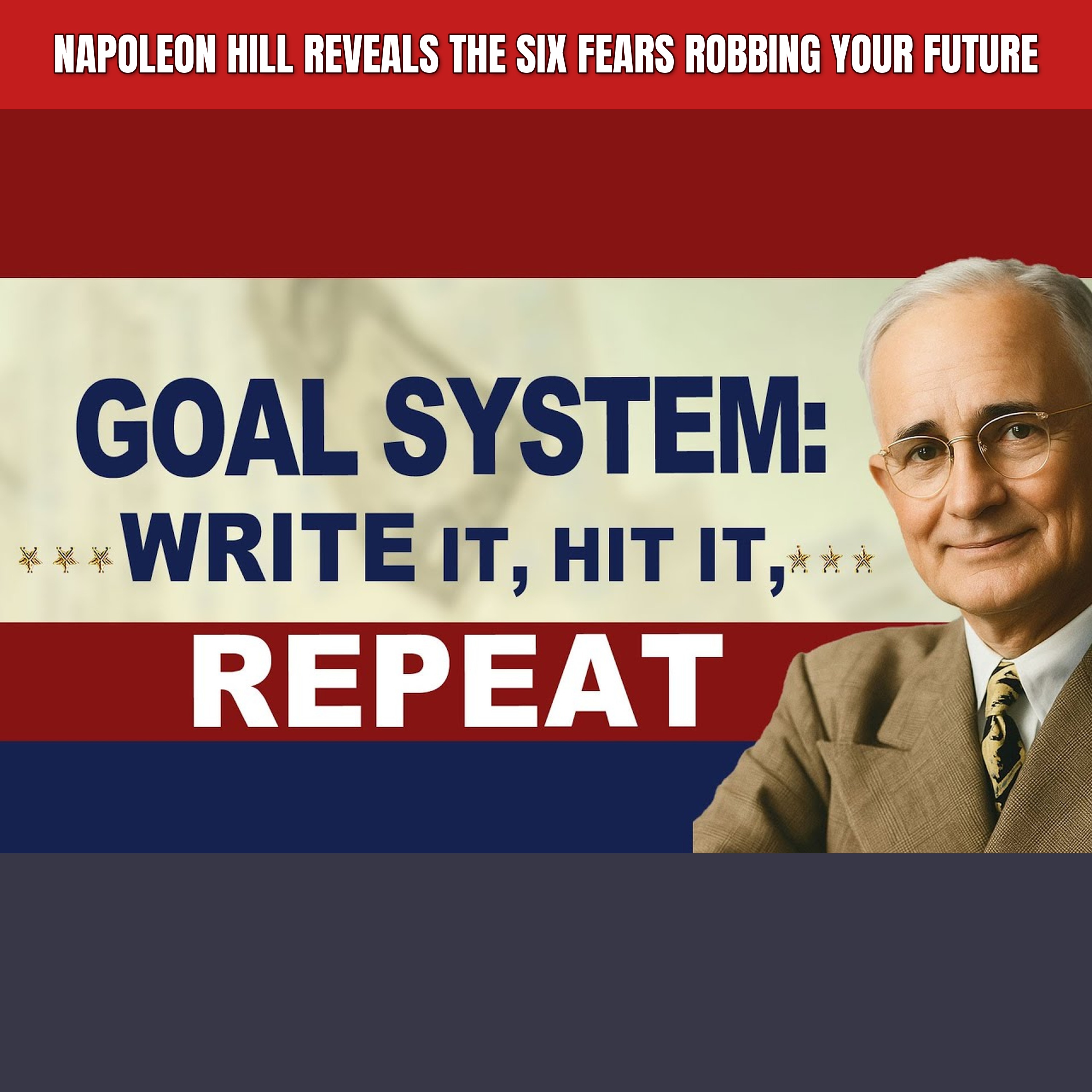 Napoleon Hill Reveals the Six Fears Robbing Your Future
