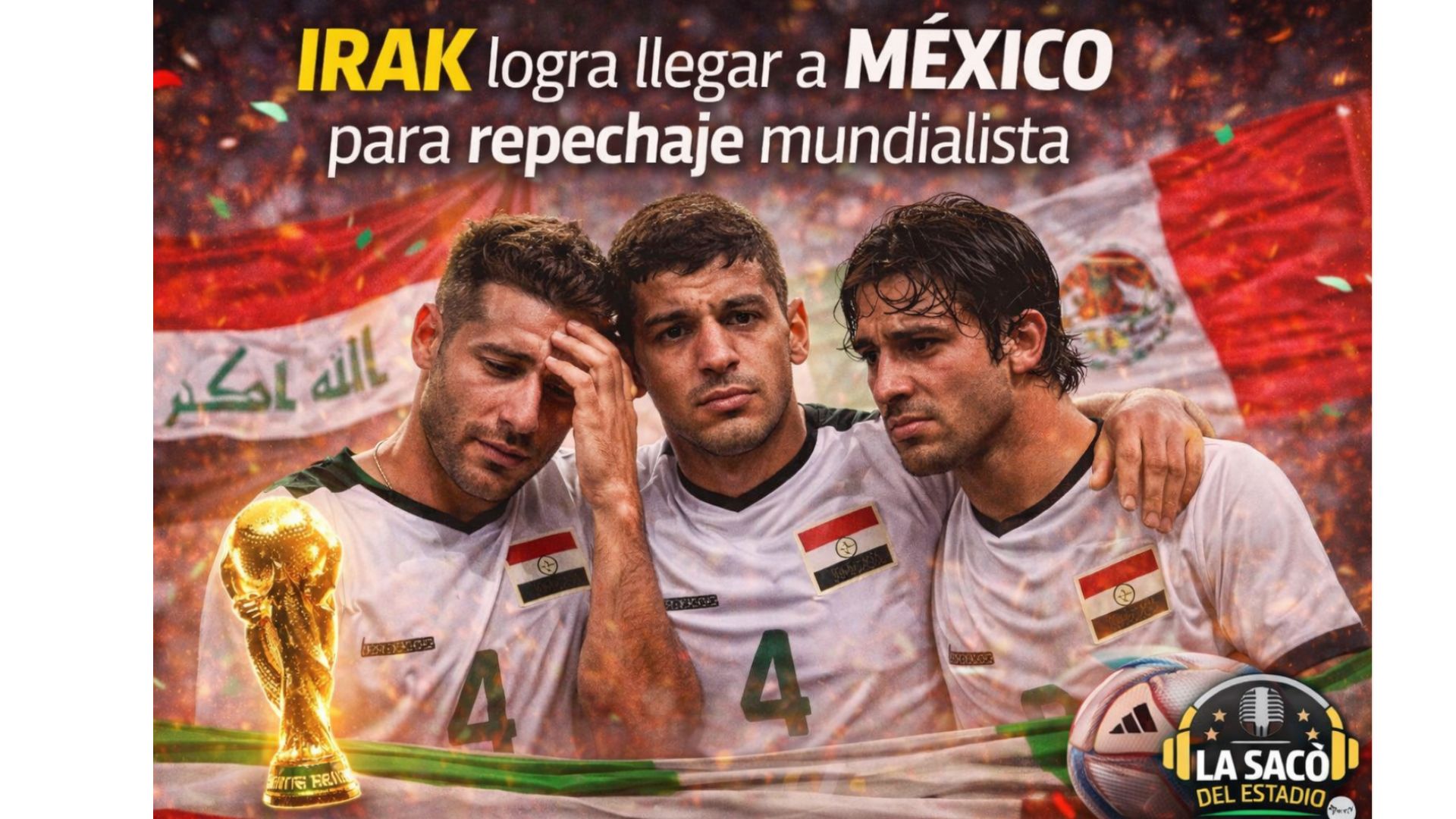 Irak logra llegar a Mexico para repechaje Mundial episode artwork