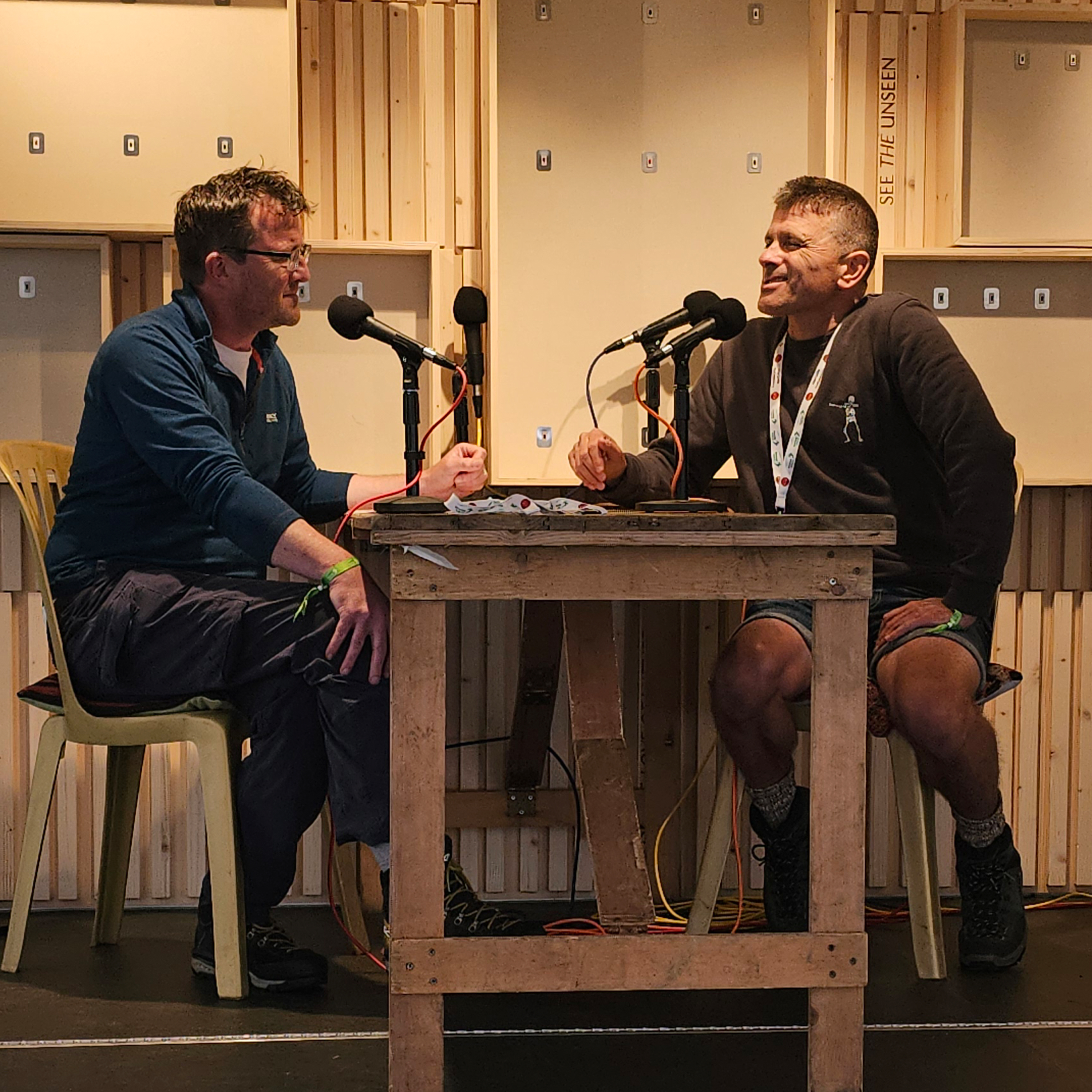 260. We're on stage at the Global Birdfair with naturalist and geese fanatic Nick Acheson