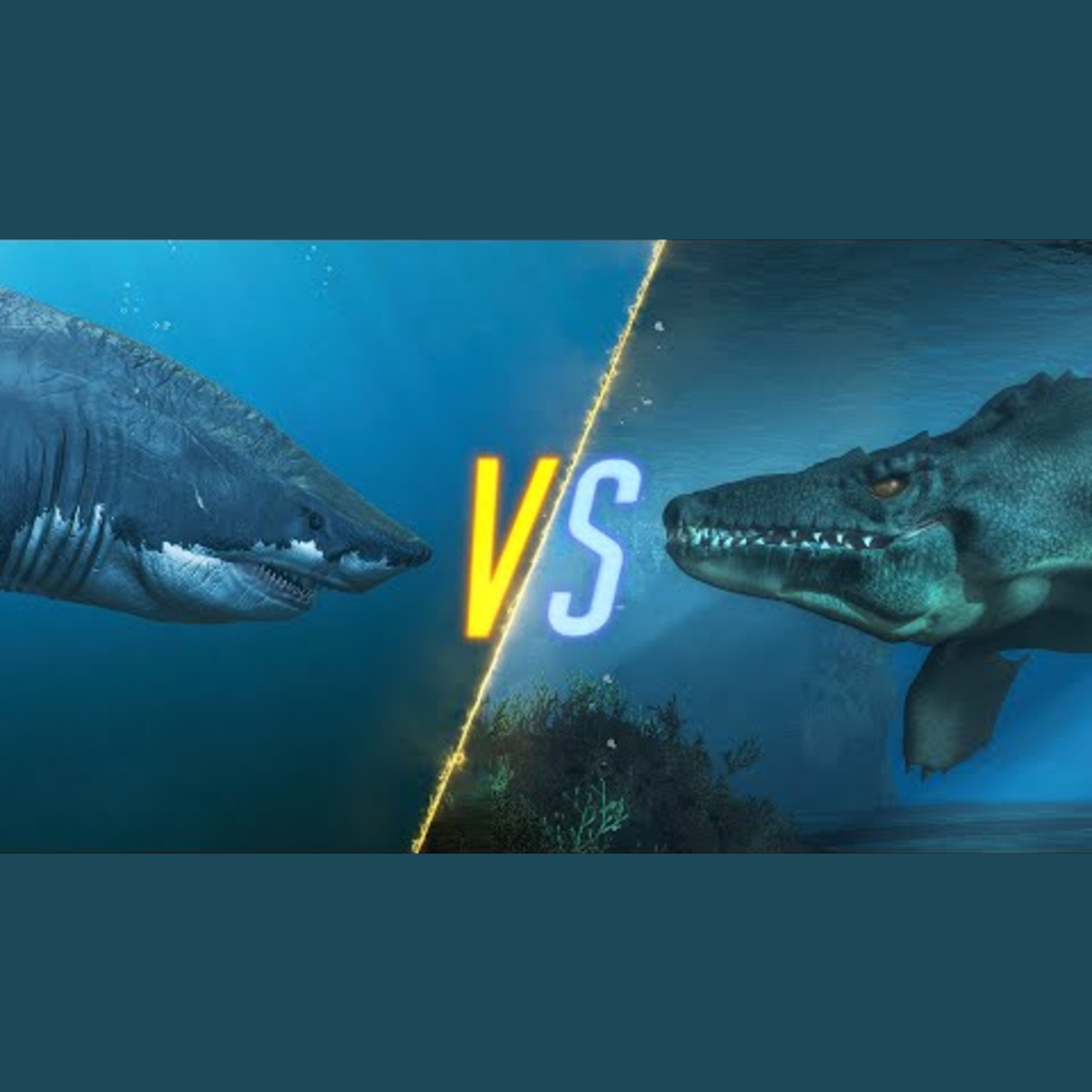 Megalodon vs. Mosasaurus episode artwork