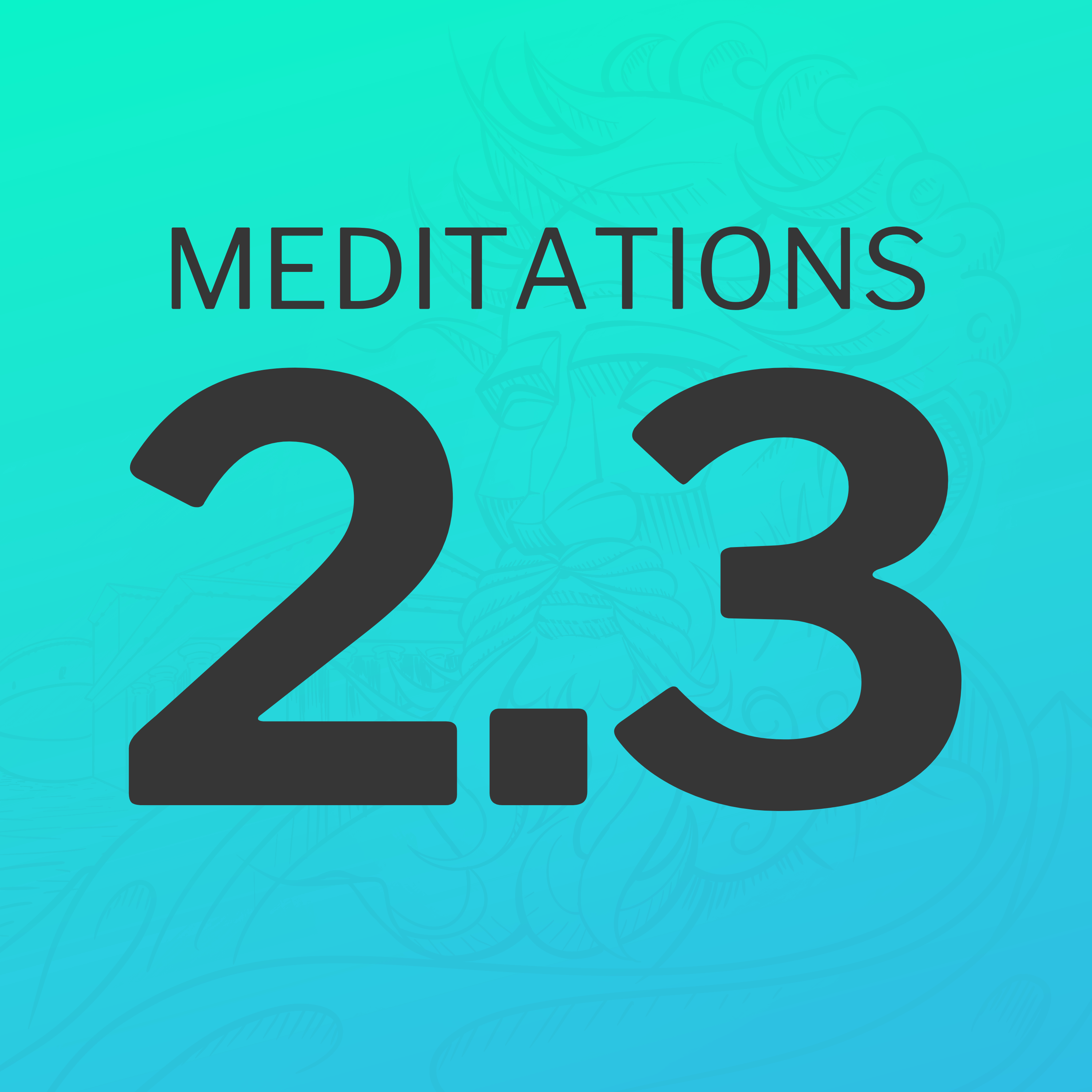 Change is not our enemy (Meditations 2.3)