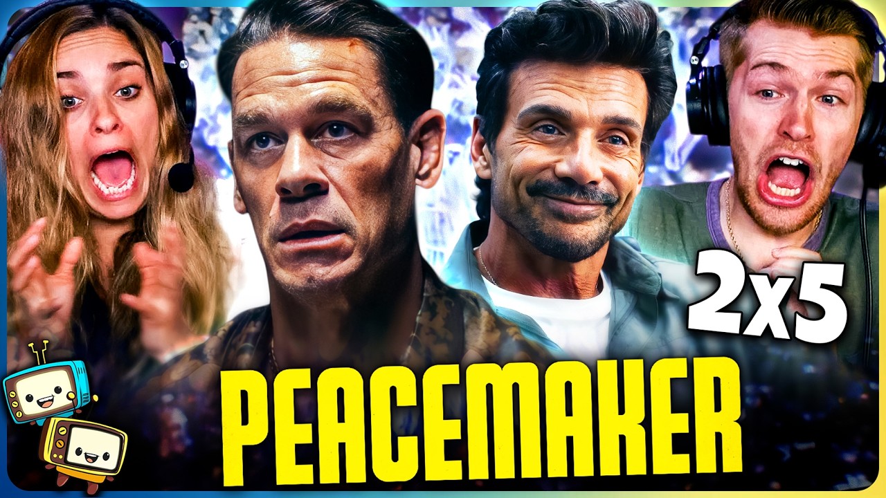 PEACEMAKER (2025) 2x5 Reaction with Kristen and Michael! | "Back To The Suture" |  DC episode artwork