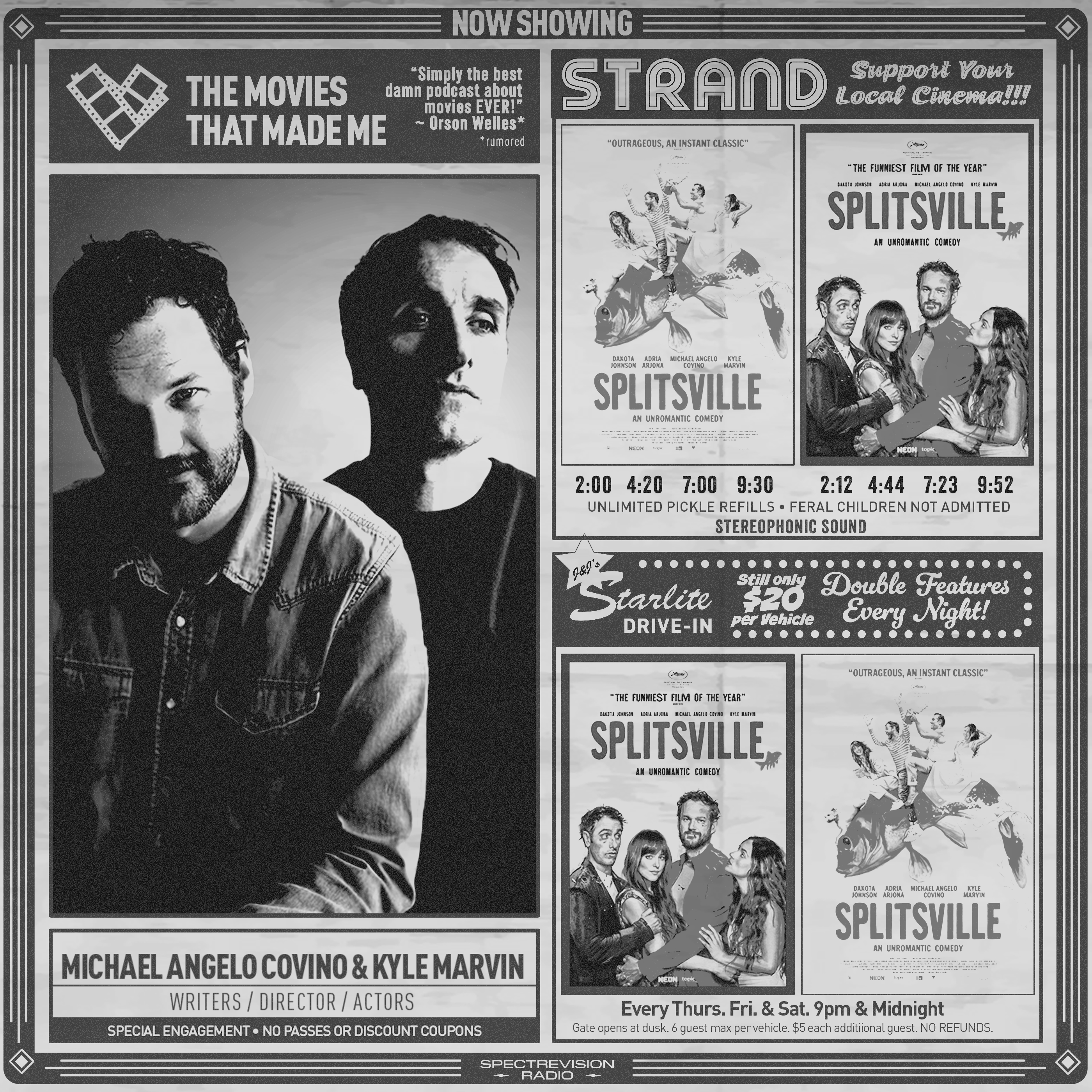 SPLITSVILLE co-writers Michael Angelo Covino & Kyle Marvin