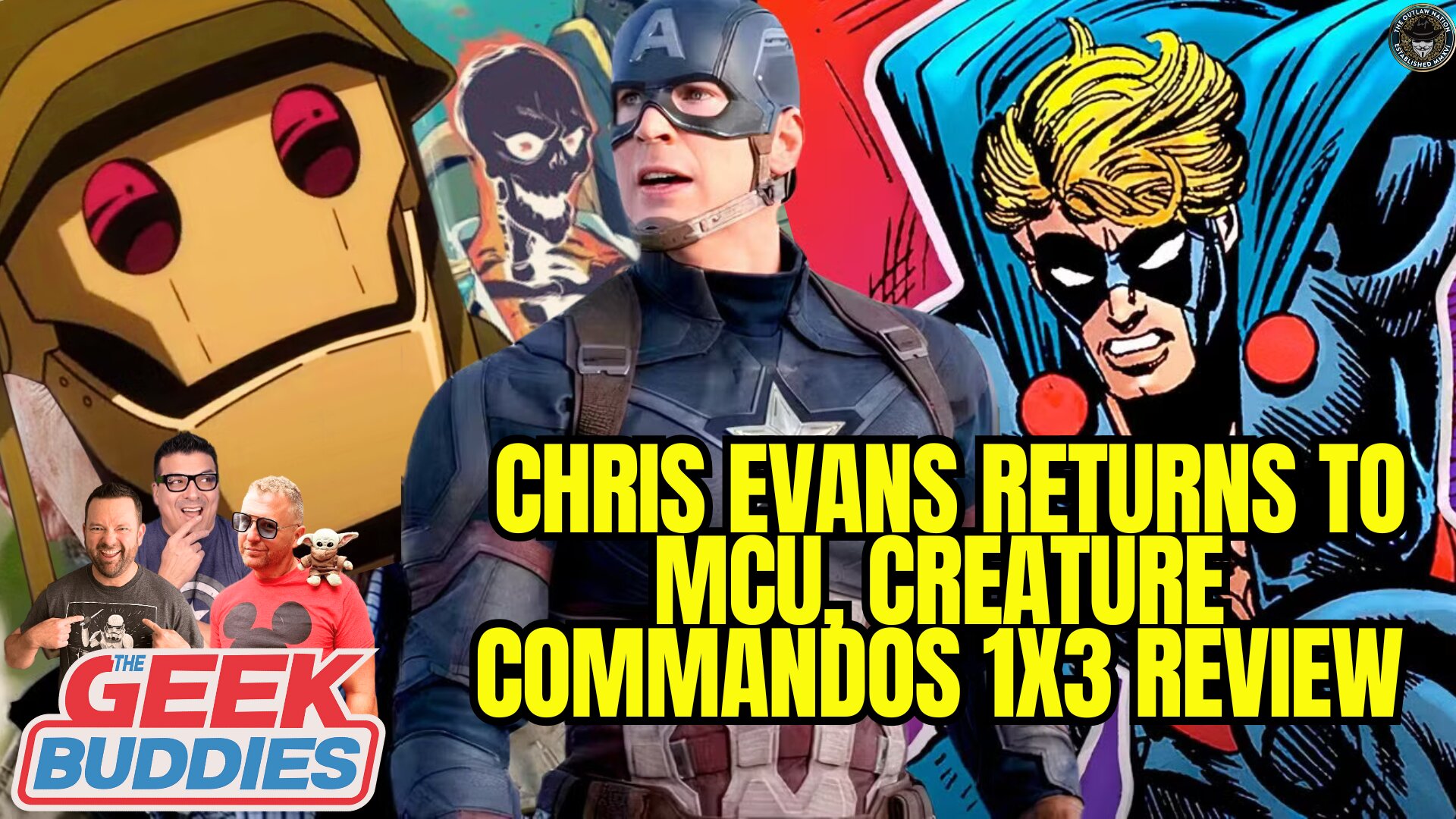 Chris Evans is NOMAD in MCU Return, DC's CREATURE COMMANDOS 1x3 Review