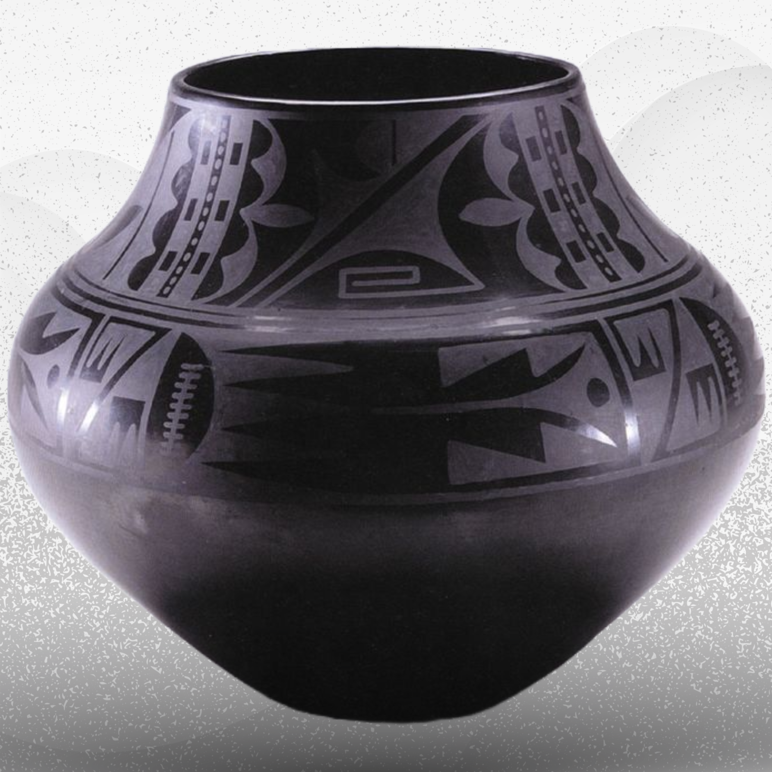 Maria and Julian Martinez | Black on Black Pottery