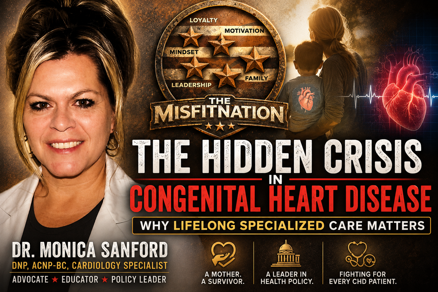 Fighting for Congenital Heart Patients, Veteran Benefits & Lifelong Healthcare Access | Dr. Monica Sanford