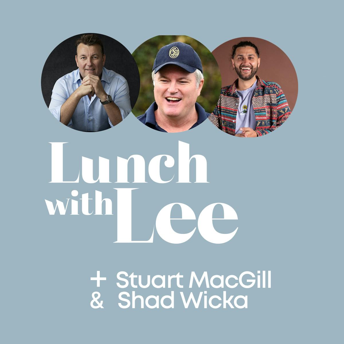 Lunch with Stuart MacGill and Shad Wicka