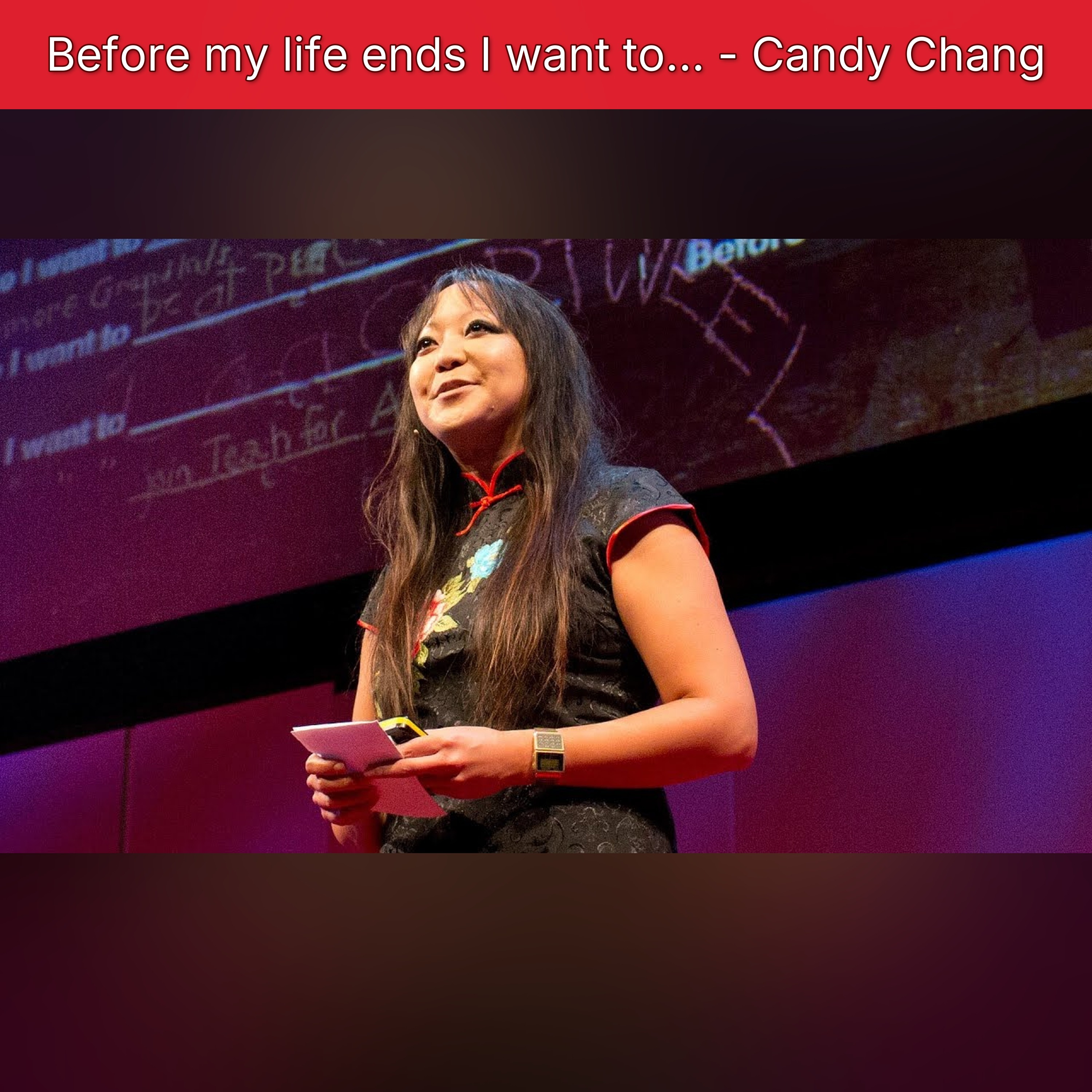 Before my life ends I want to... - Candy Chang episode artwork
