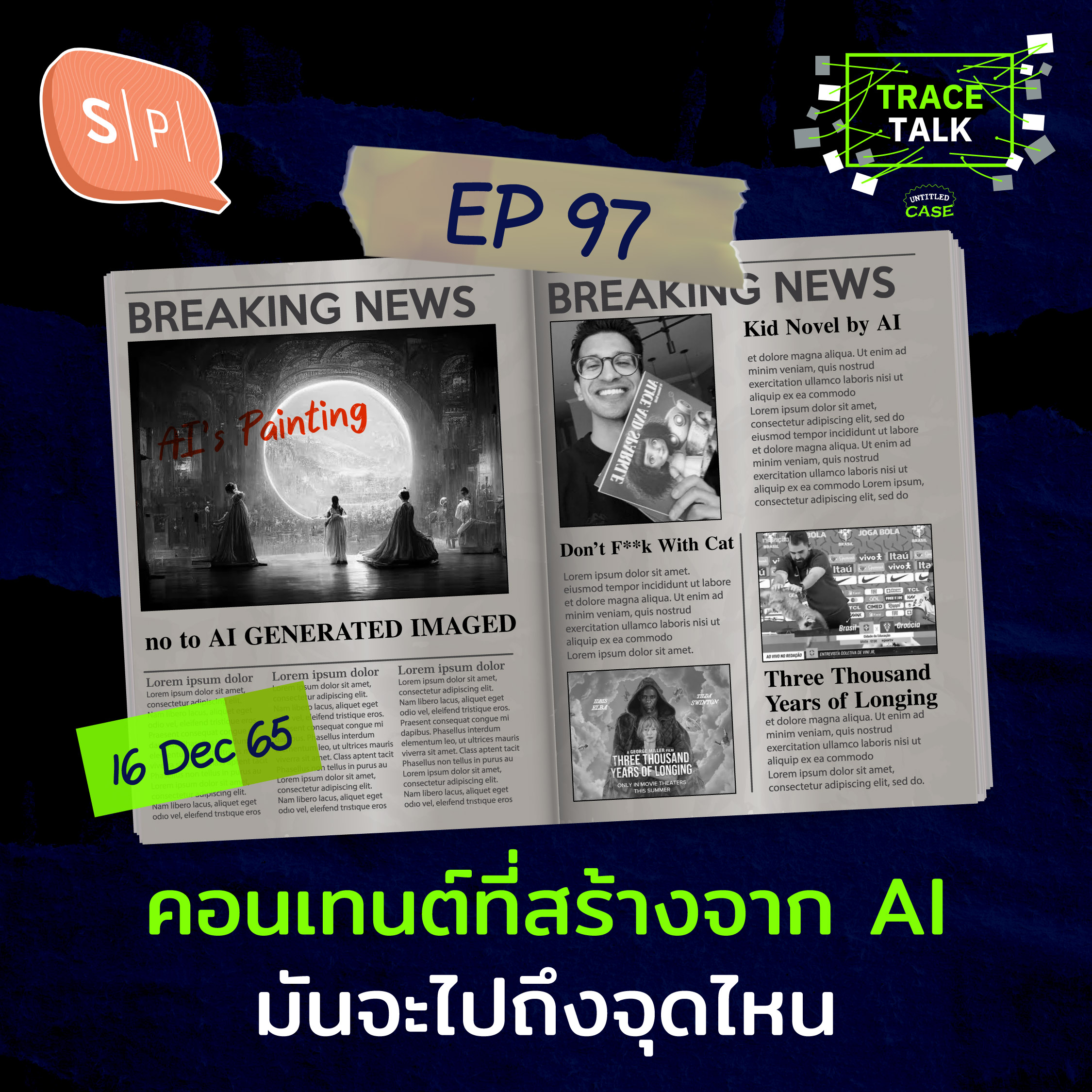 คอนเทนต์ที่สร้างจาก AI มันจะไปถึงจุดไหน | Trace Talk EP97