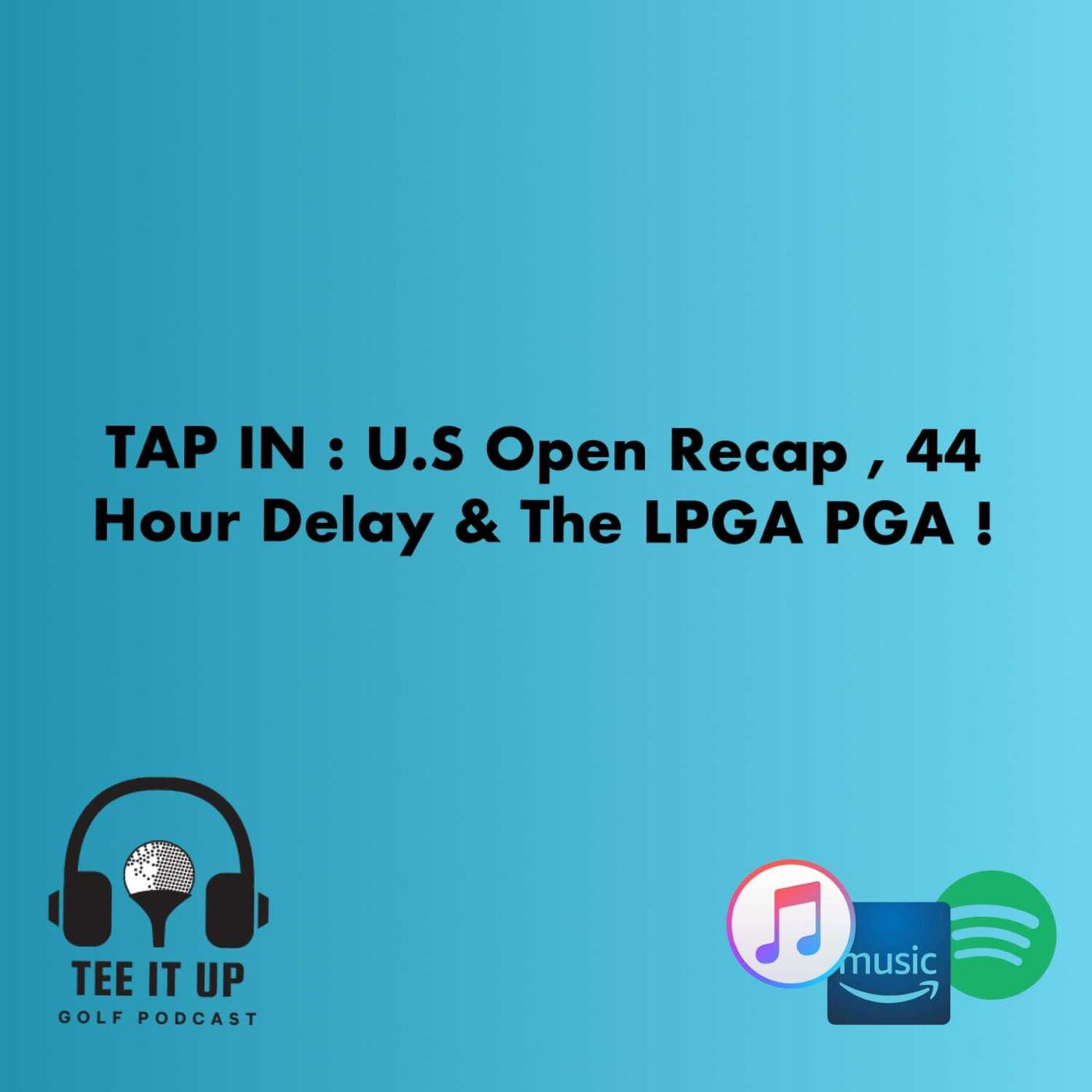 TAP IN : U.S Open Recap , 44 Hour Delay & The LPGA PGA ! episode artwork