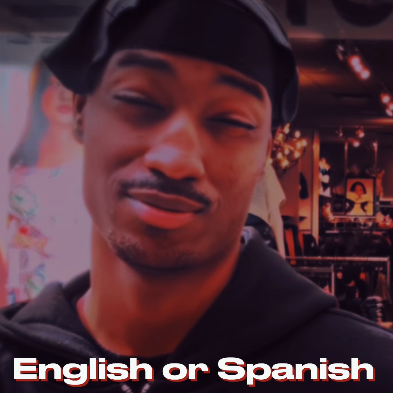 English or Spanish episode artwork