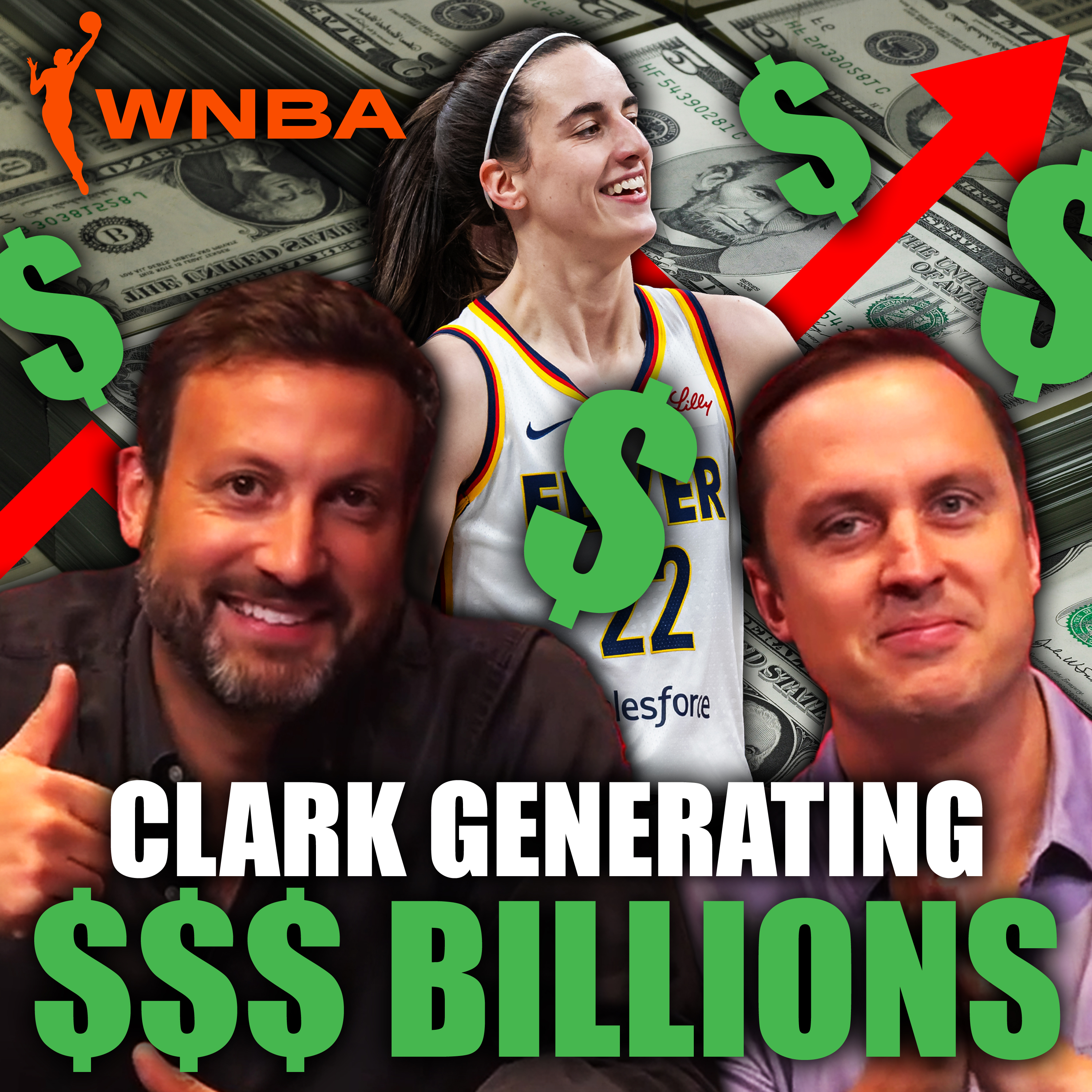 Caitlin Clark Mania Is Headed To NASCAR,  All-Star Uniforms, & Paul Finebaum Takes Shot at Deion | episode artwork