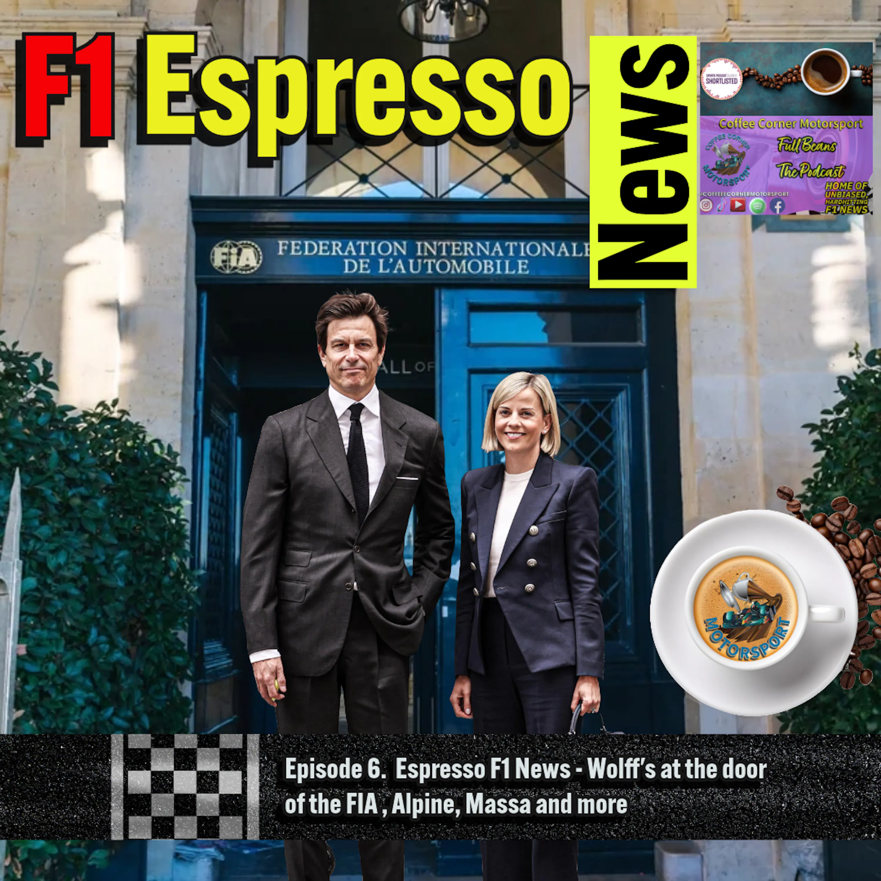 F1 Espresso News - Wolff's at the door of the FIA, Alpine, Massa and more