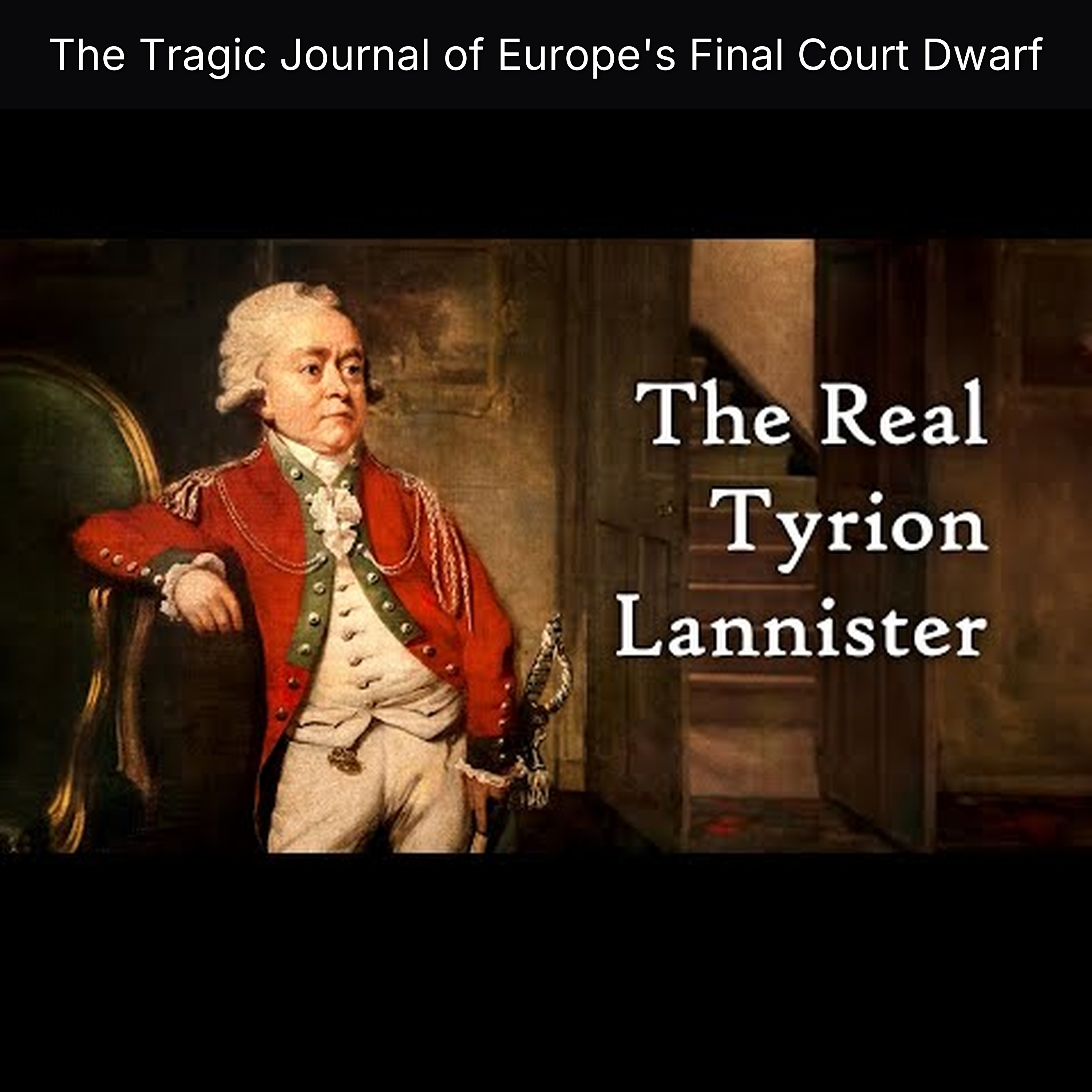 The Tragic Journal of Europe's Final Court Dwarf episode artwork