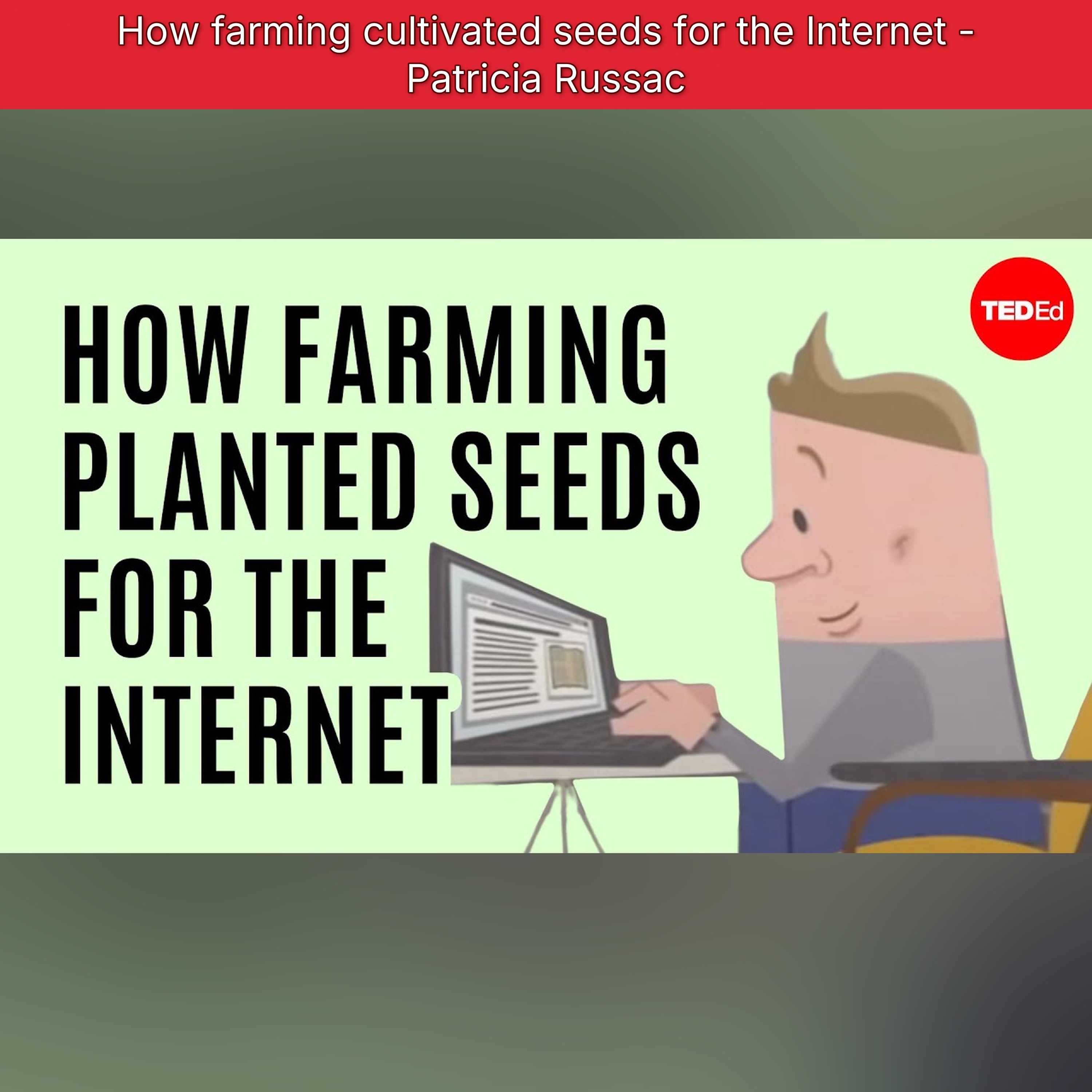 How farming cultivated seeds for the Internet - Patricia Russac episode artwork