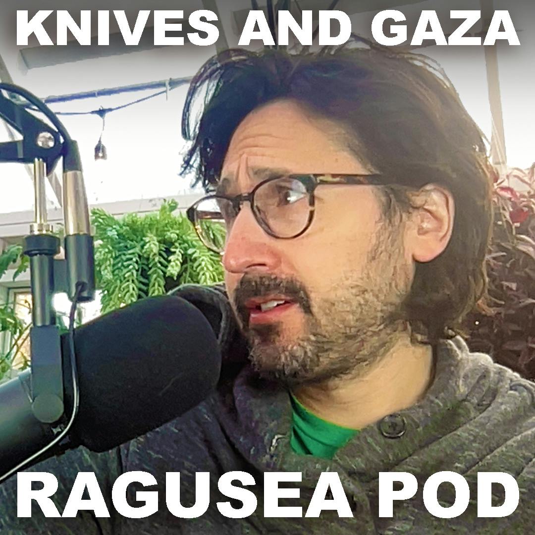 On knives and Gaza (LIVE PODCAST E82) On knives and Gaza (LIVE PODCAST E82)