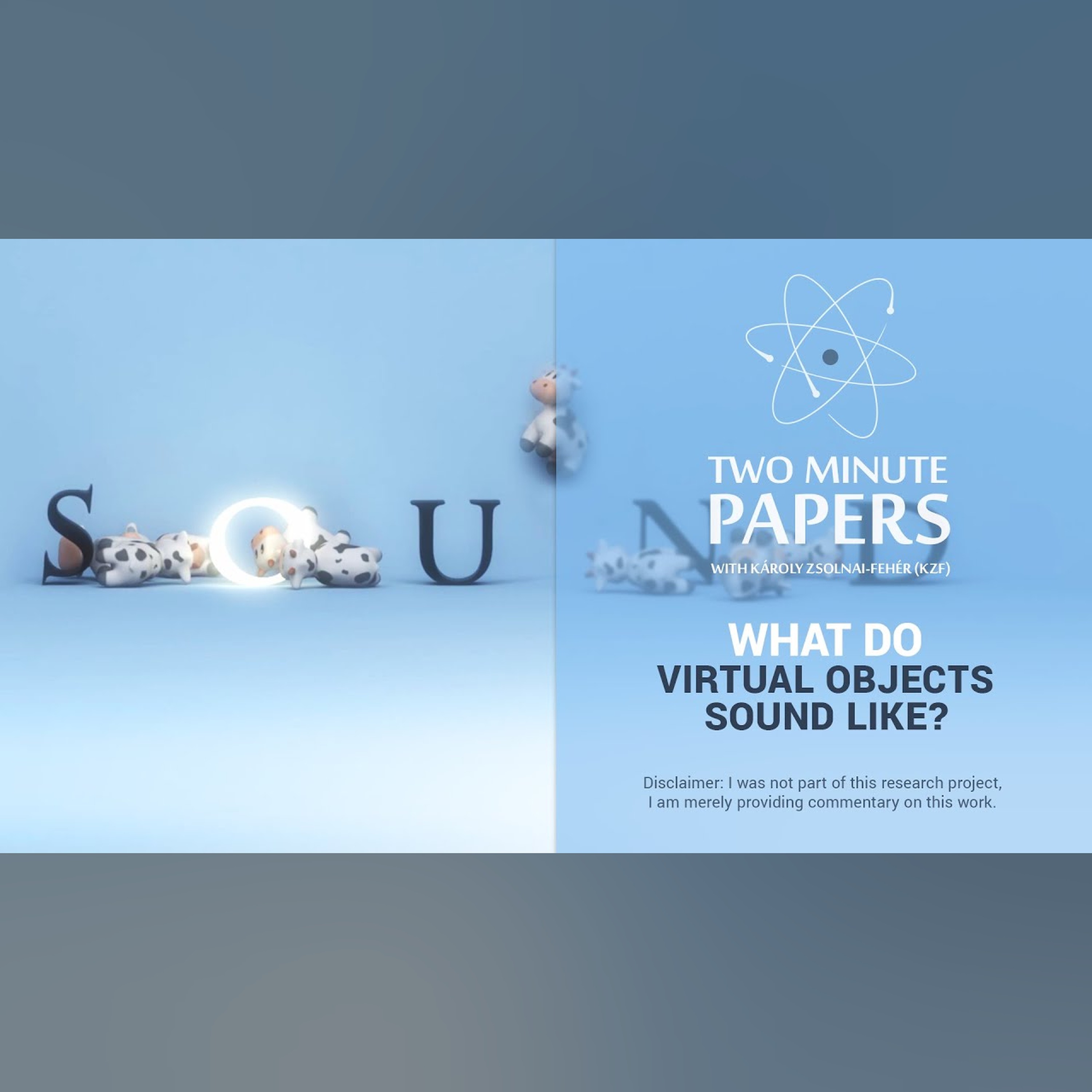What Do Virtual Objects Sound Like? | Two Minute Papers #41 episode artwork