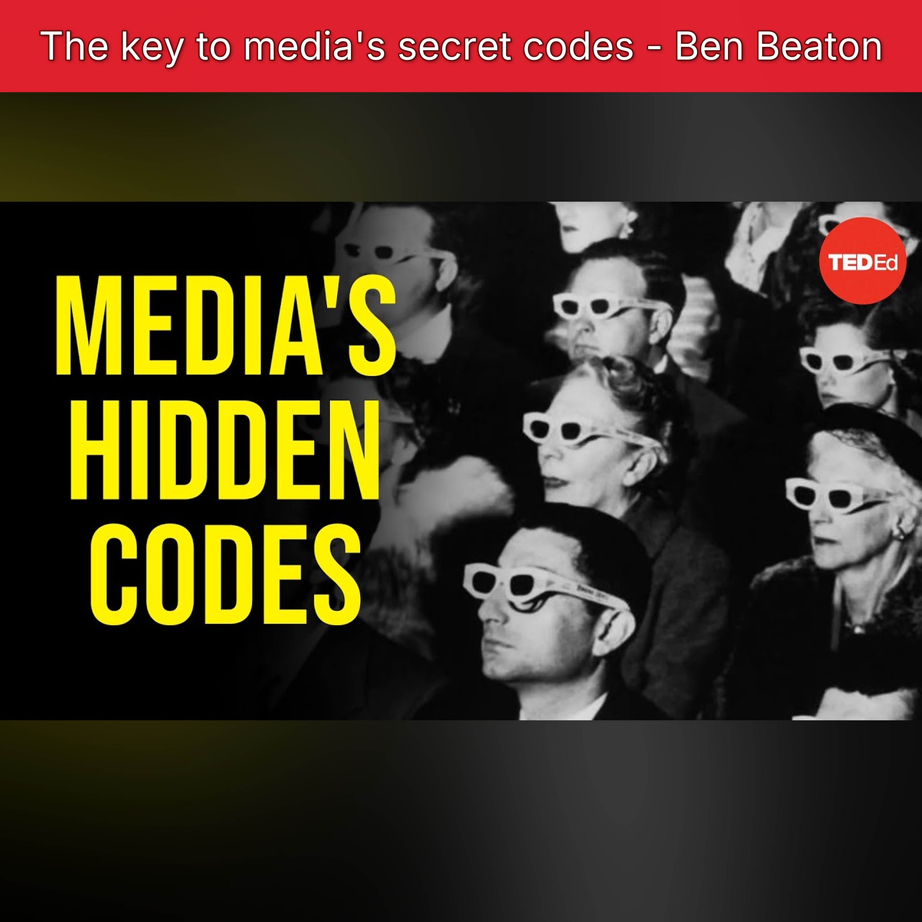 The key to media's secret codes - Ben Beaton episode artwork