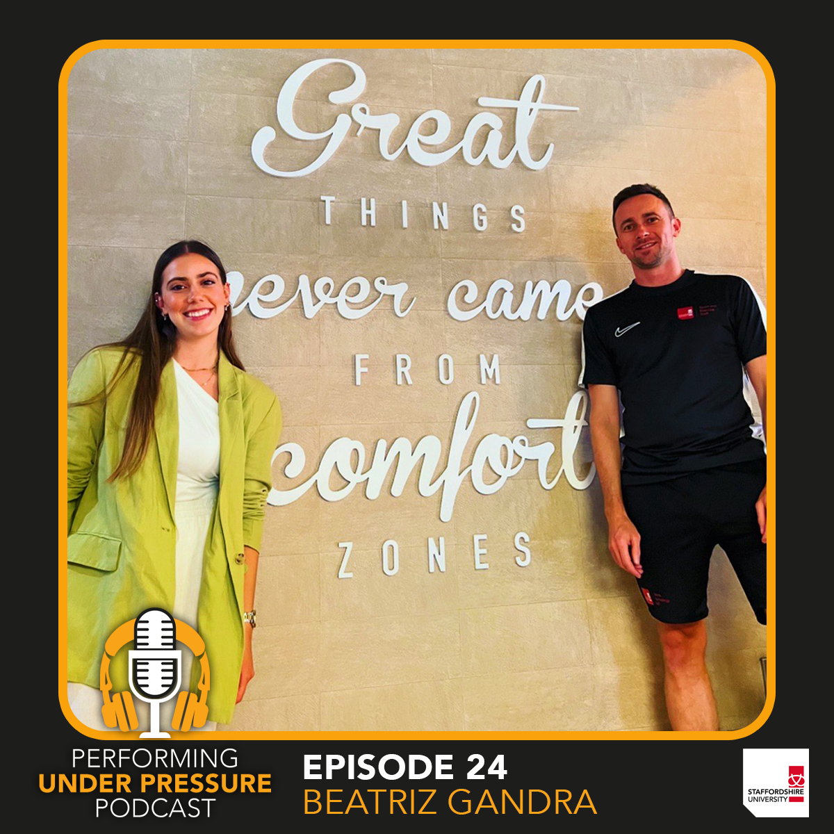 University of Staffordshire\'s Performing Under Pressure Podcast