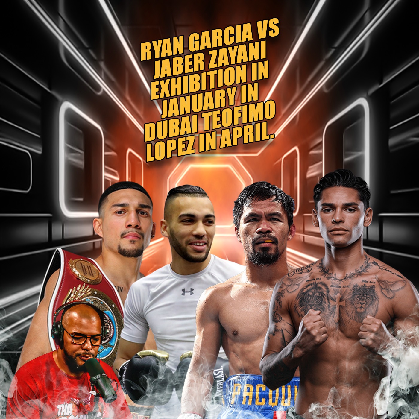 ☎️Ryan Garcia Vs. Jaber Zayani Exhibition In January In Dubai, Teofimo Lopez in April😱