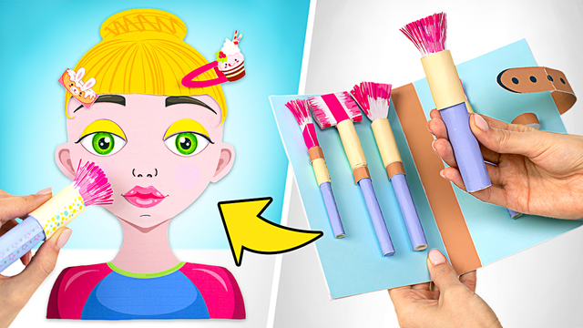 DIY Paper Beauty Case | Makeover and Play!