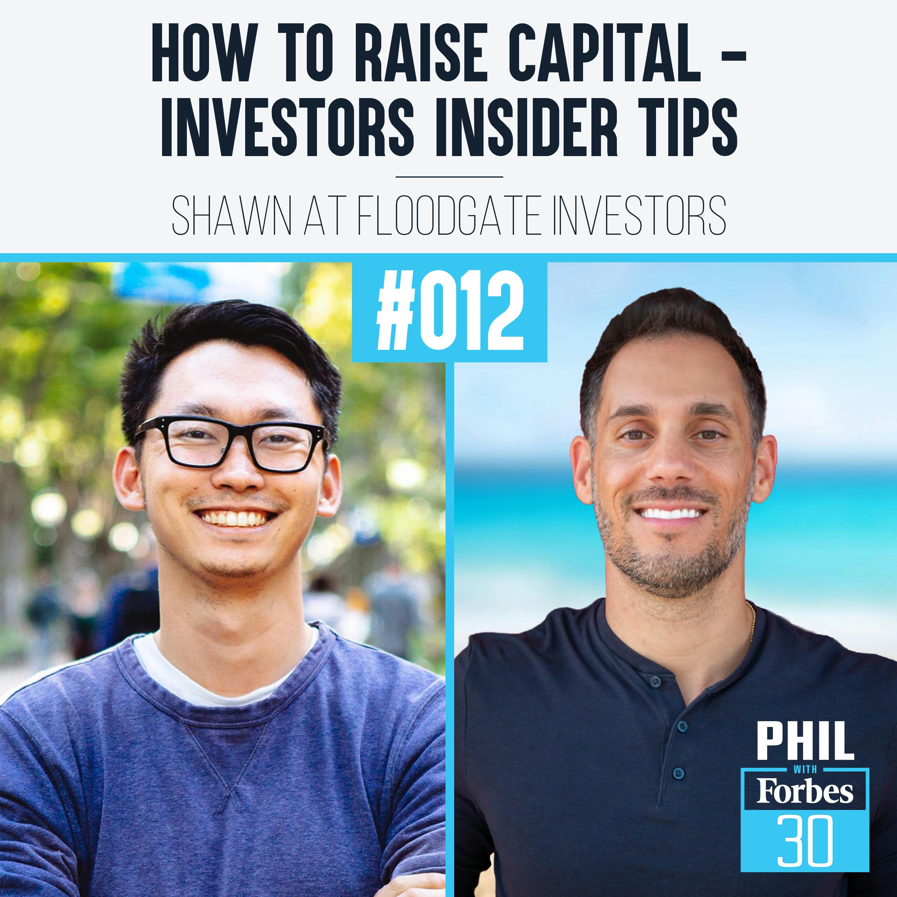 012 | ”How to Raise Capital - Investors Insider Tips” (Shawn at Floodgate Investors)
