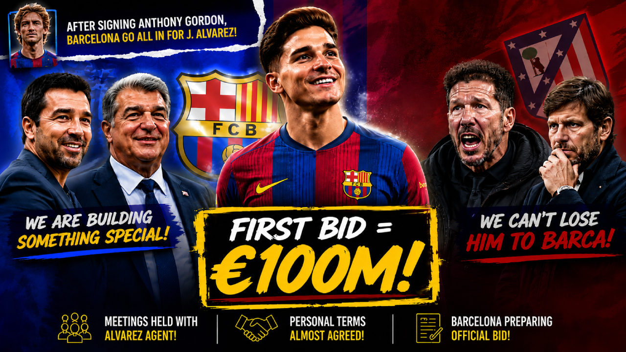 💣 Barcelona SUBMIT FIRST BID For Julian Alvarez 🚨| Personal Terms ALREADY Fully Agreed ✅🤯 episode artwork
