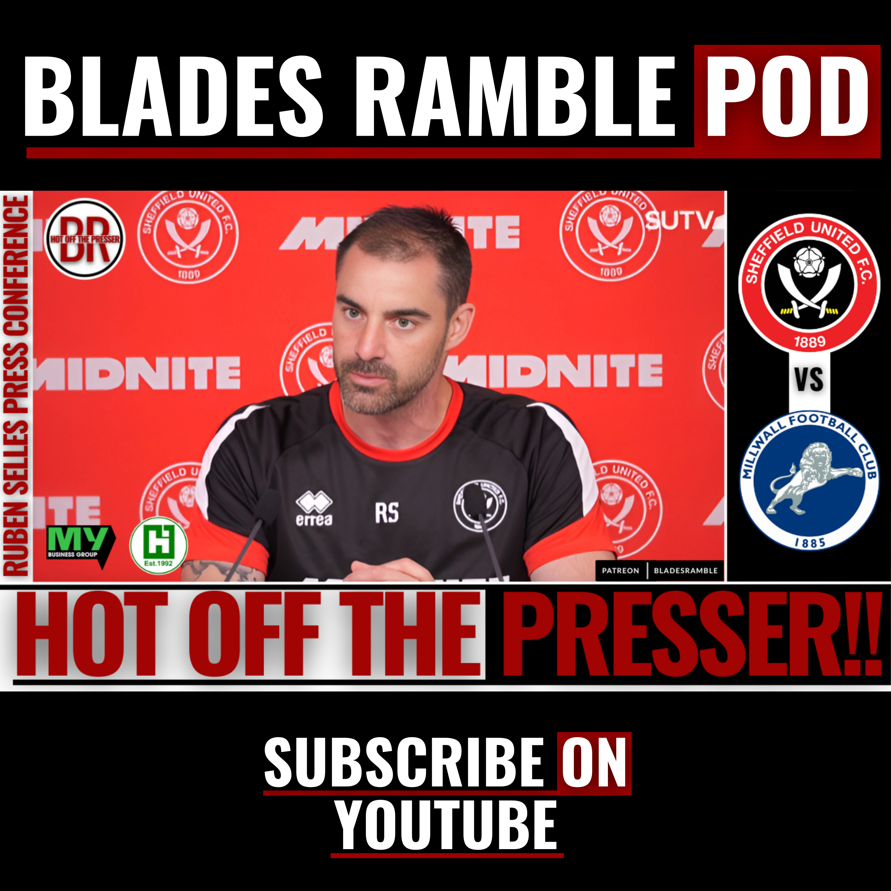 🗞️⚔️ HOT OFF THE PRESSER | SHEFFIELD UNITED v MILLWALL ⚔️🗞️