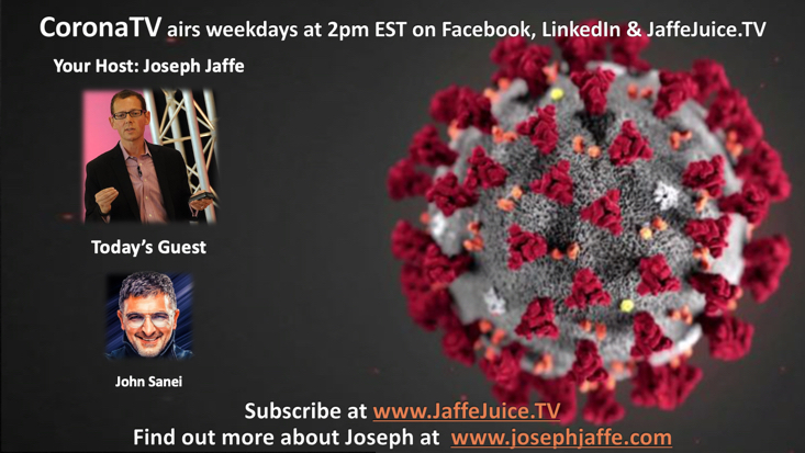 CoronaRadio 5.3 - Thought Leader, Futurist and Speaker, John Sanei episode artwork