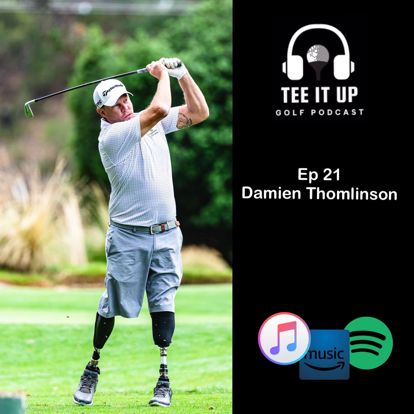 Damien Thomlinson - Amputee Golf , Commando & Resilience episode artwork