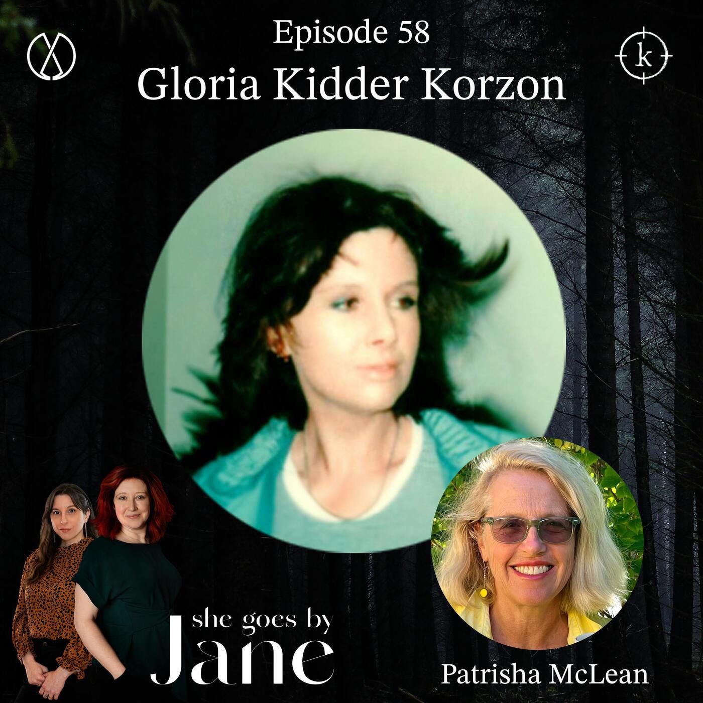 58: Episode 58: Gloria Kidder Korzon with guest reader Patrisha McLean episode artwork