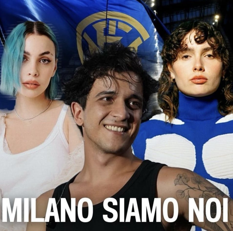 Tananai, Madame, Rose Villain - MILANO SIAMO NOI (Inno Inter)