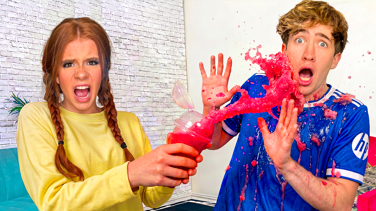 Harper Throws a Slushy at Cash!