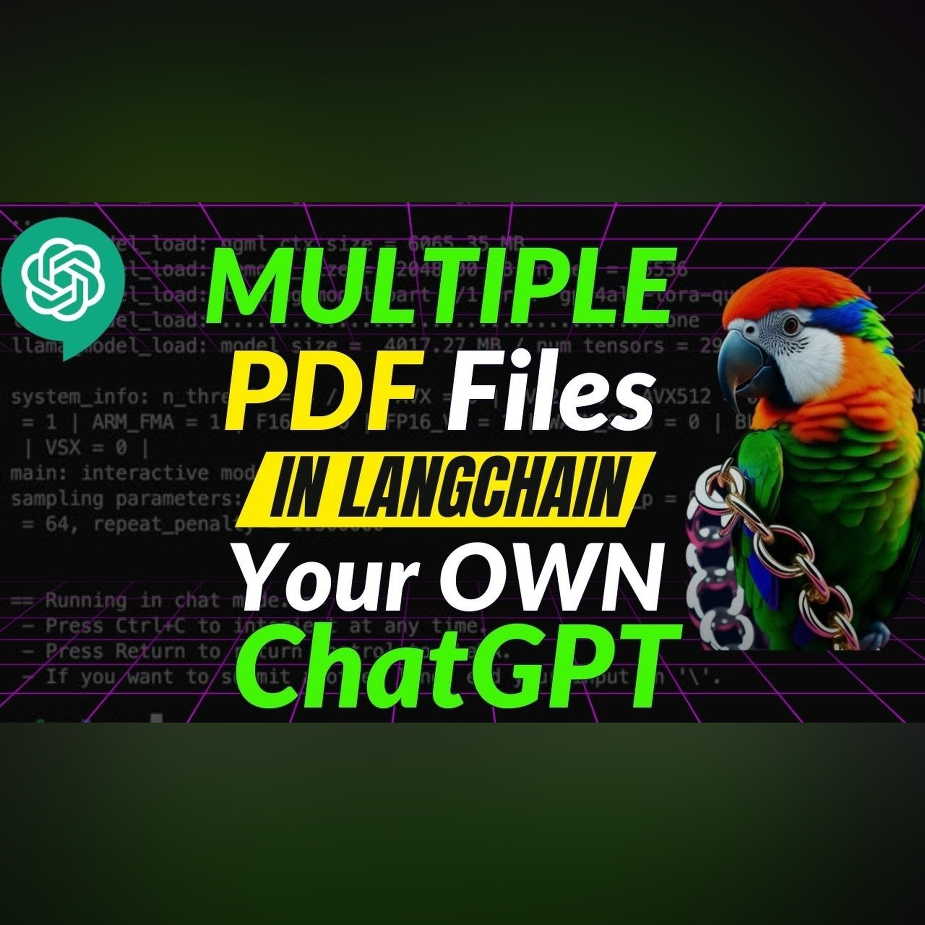 Working with MULTIPLE PDF Files in LangChain: ChatGPT for your Data