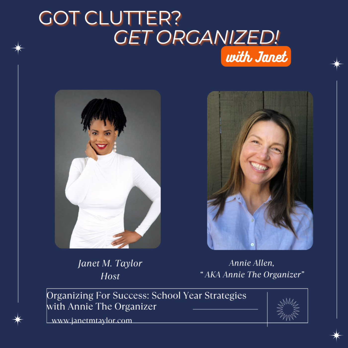Got Clutter? Get Organized! with Janet