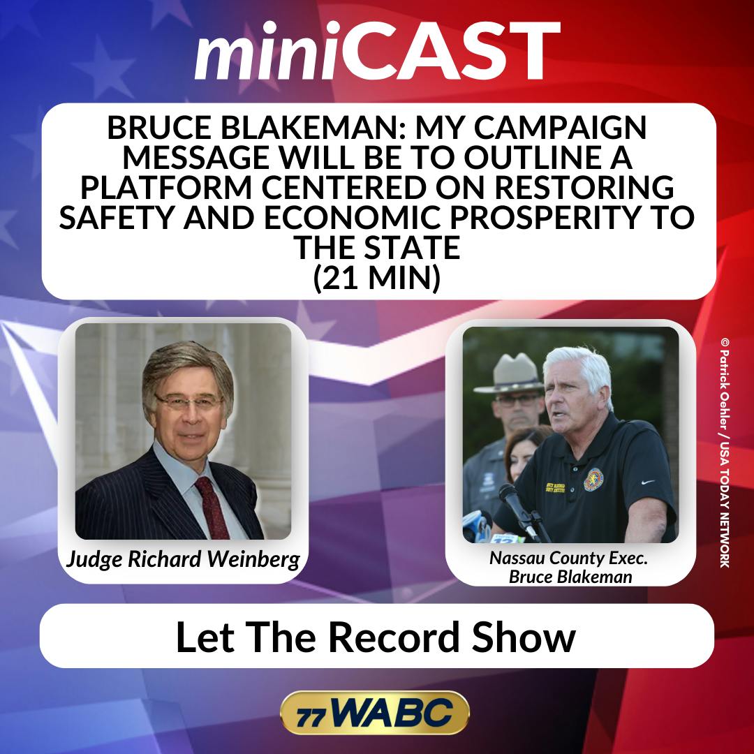 Bruce Blakeman: My Campaign Message Will Be to Outline a Platform Centered on Restoring Safety and Economic Prosperity to the State | 12-28-25 Bruce Blakeman: My Campaign Message Will Be to Outline a Platform Centered on Restoring Safety and Economic Prosperity to the State | 12-28-25