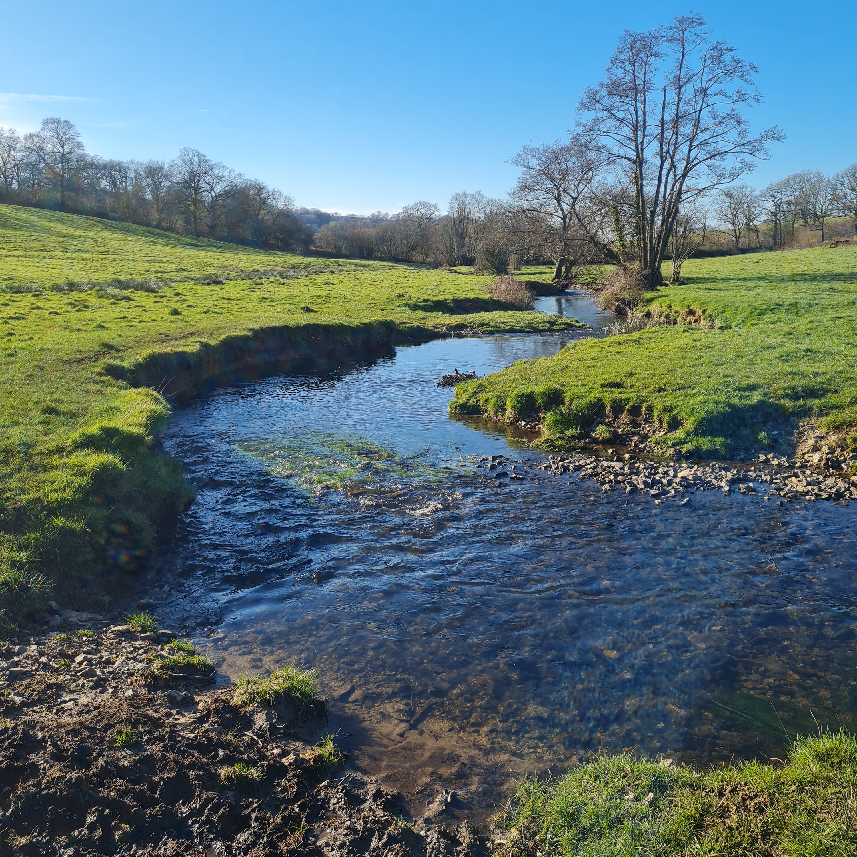 Sound Escape 214. Stand on an ancient bridge and listen to a clear stream flowing beneath