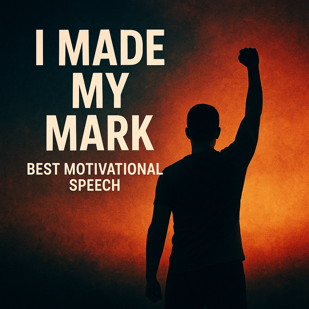 I MADE MY MARK – Best Motivational Speech for the Unstoppable Mindset