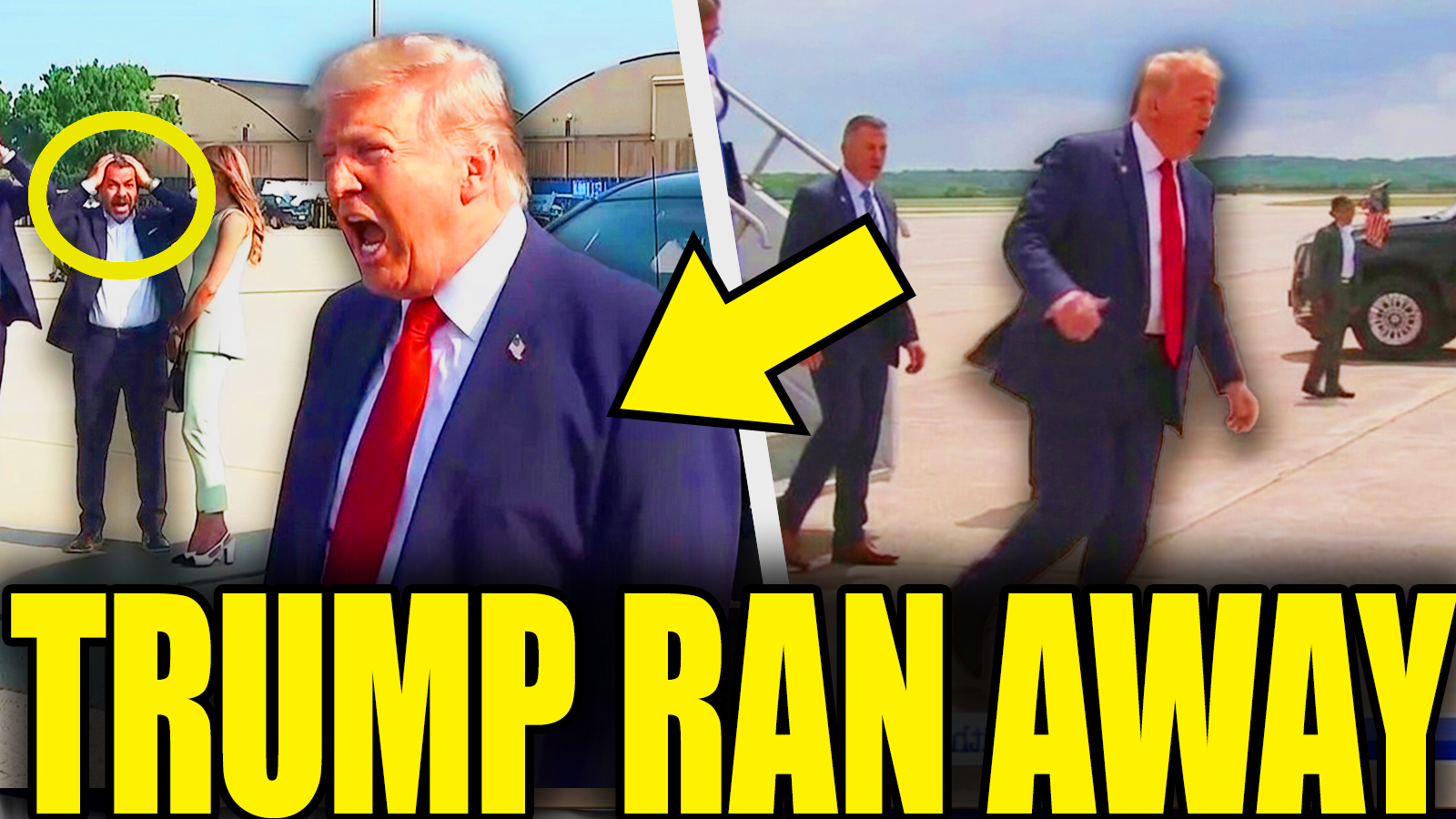 Screaming Trump Runs From Press After Caught Stealing episode artwork