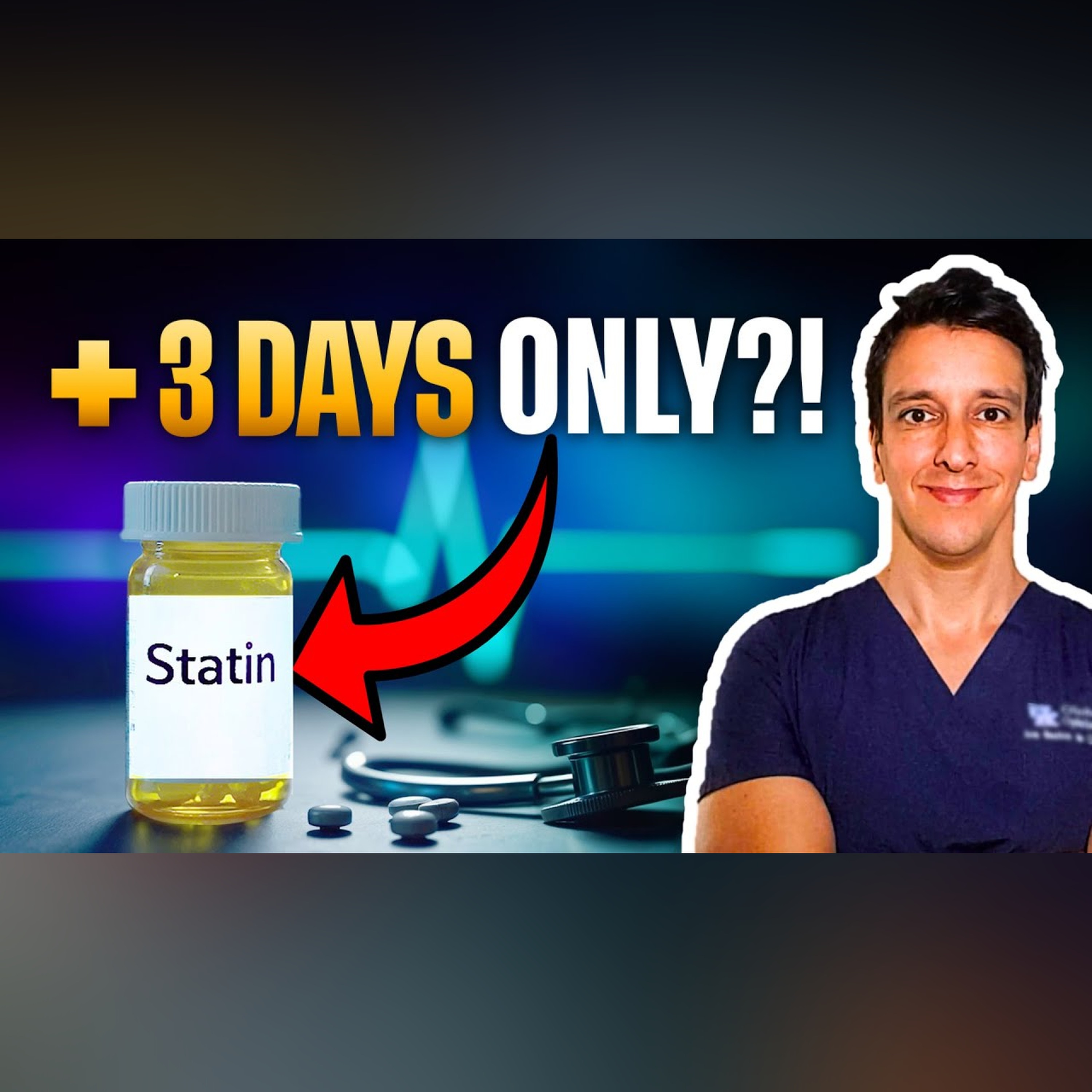 Statins only add 3 DAYS to your life?!?