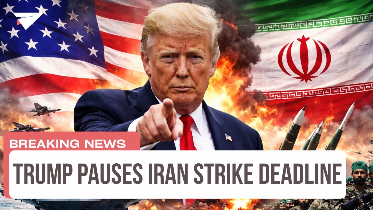 Trump Pauses Iran Strike Deadline, Breaking News