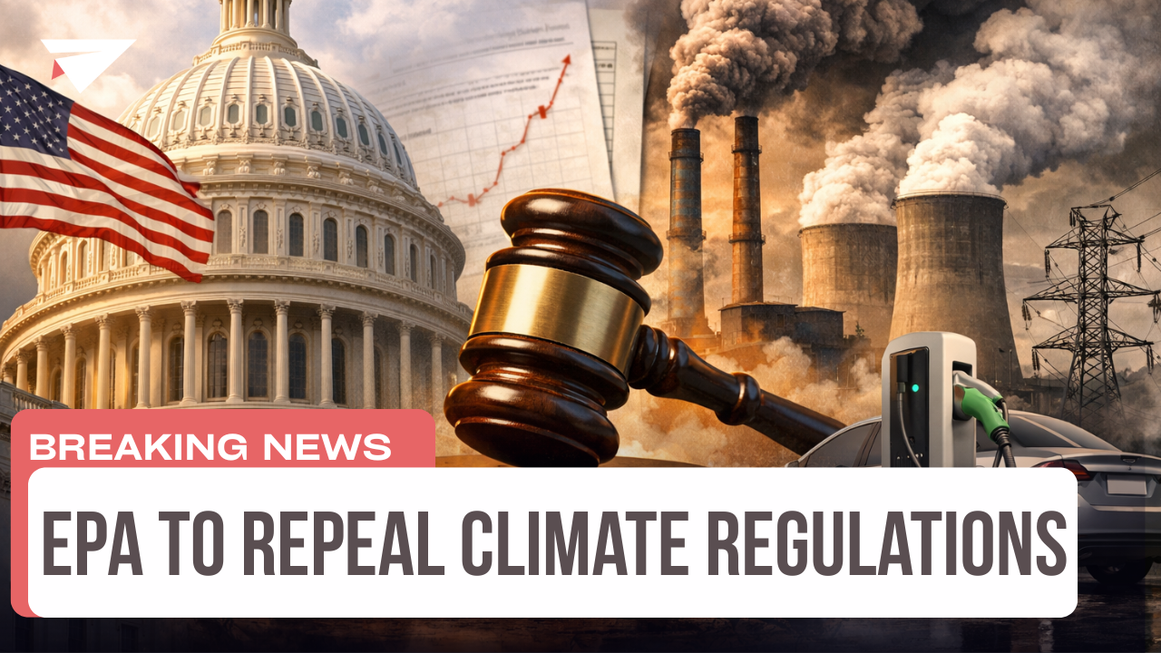 EPA TO REPEAL CLIMATE REGULATIONS, Breaking News